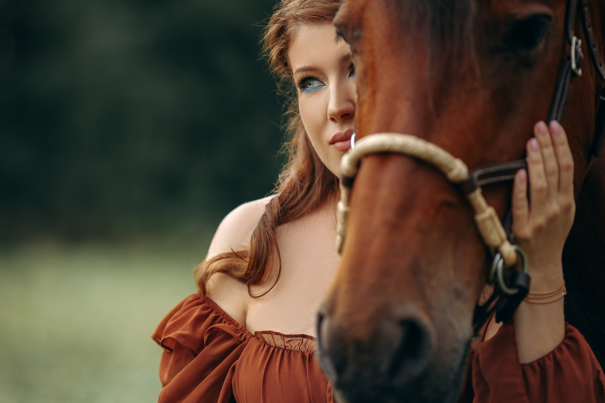 Елена и Талисман. Анна Молчанова конный фотограф в Тюмени | фотосессии с лошадьми Тюмень