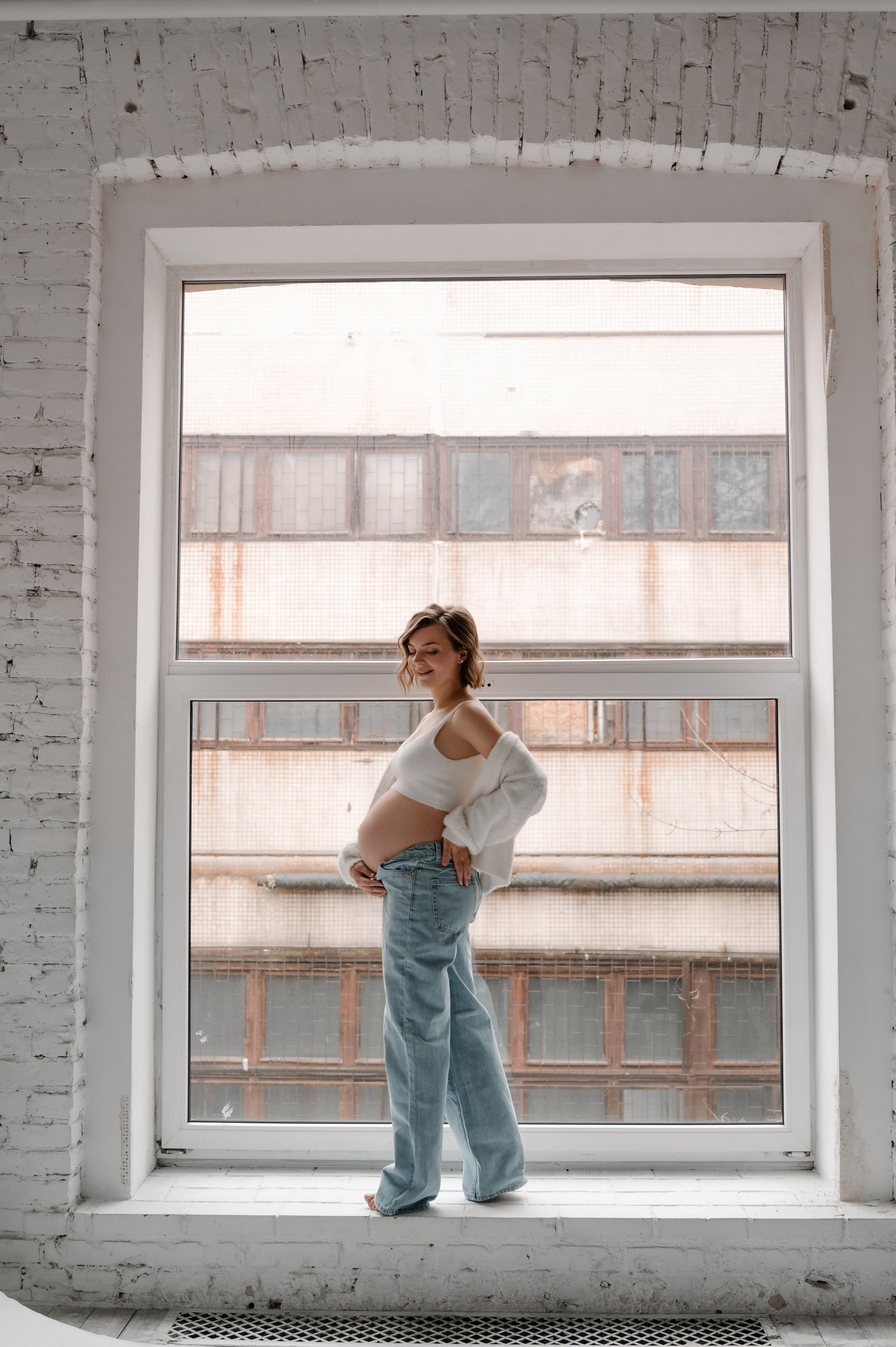 Мария. Профессиональный фотограф беременности в СПБ. Стильные фотосессии беременности в стиле минимализм и классическая фотография