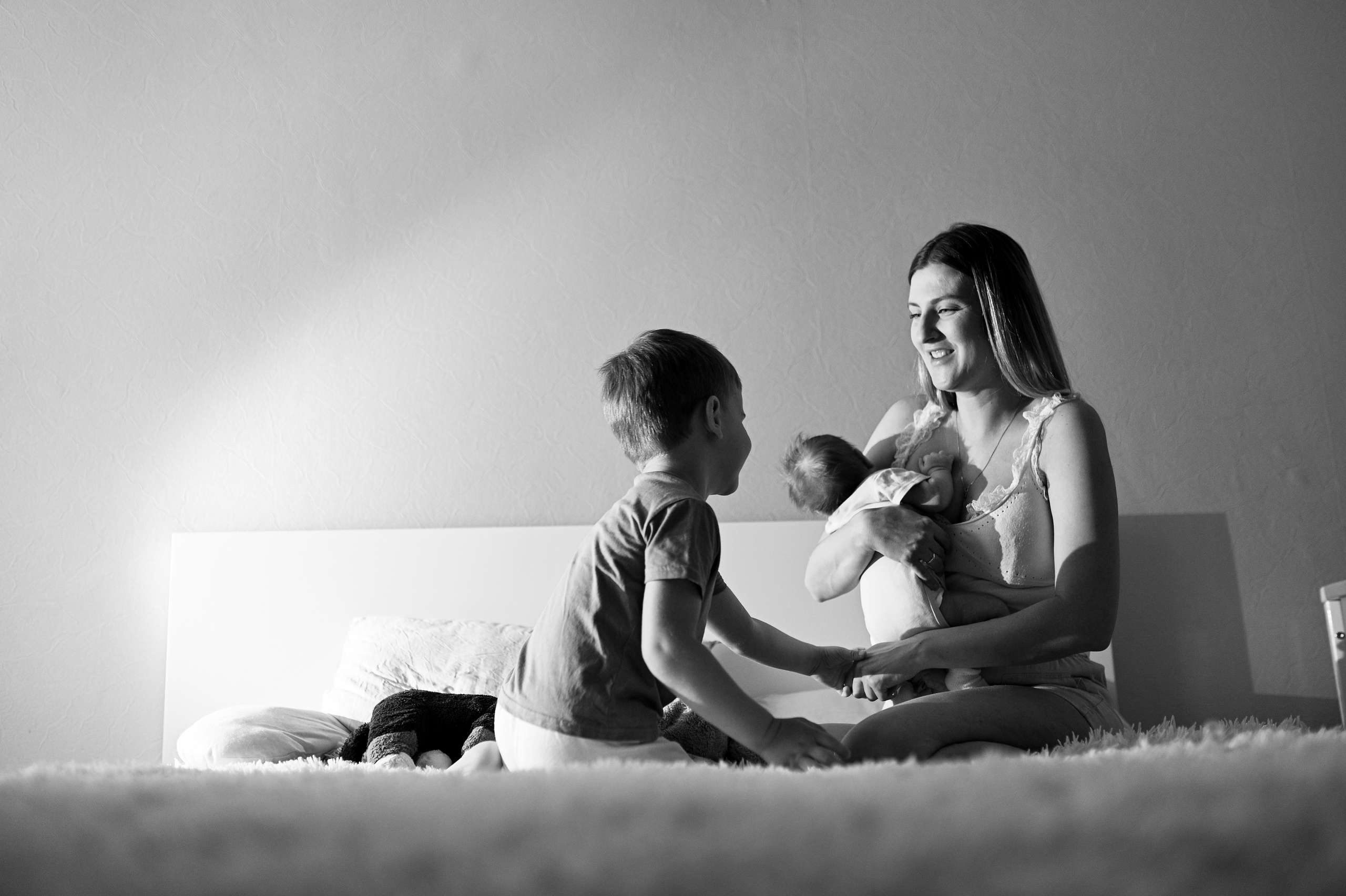 Домашняя съемка для Юли, Максима и маленького Даниила. Детский и семейный фотограф в Москве Ульяна Федорова