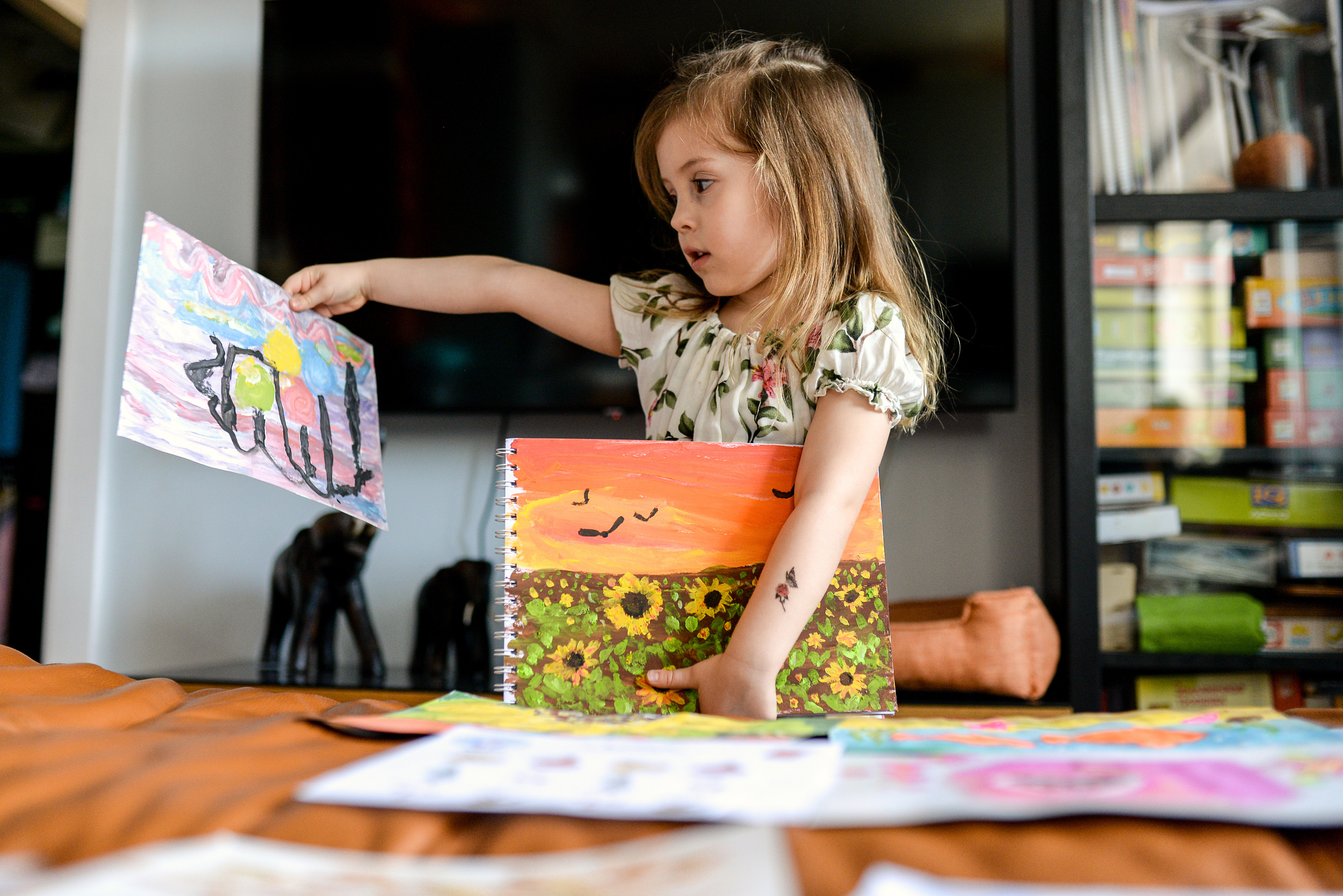 Домашняя съемка для Кати, Саши и Евы. Детский и семейный фотограф в Москве Ульяна Федорова