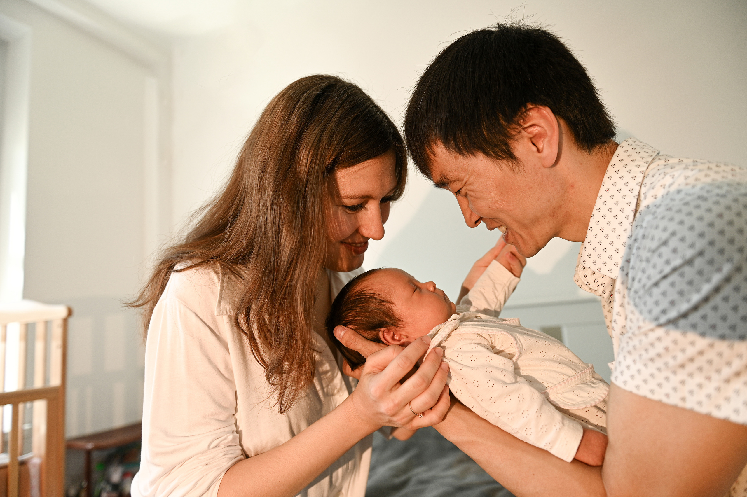 Домашняя съемка для Варвары, Виталия и маленькой Арьяны. Детский и семейный фотограф в Москве Ульяна Федорова