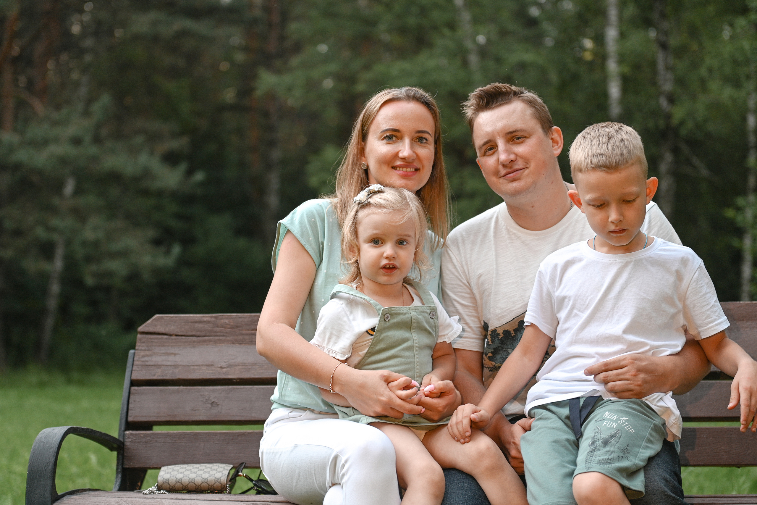 Прогулка в парке для Елены, Алёнки, Андрея и папы Василия. Детский и семейный фотограф в Москве Ульяна Федорова
