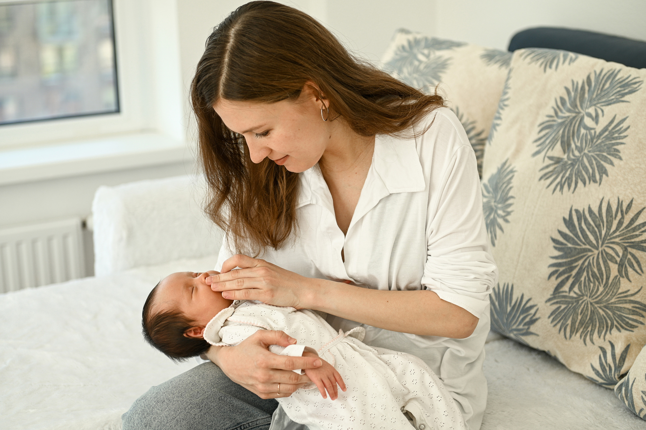 Домашняя съемка для Варвары, Виталия и маленькой Арьяны. Детский и семейный фотограф в Москве Ульяна Федорова