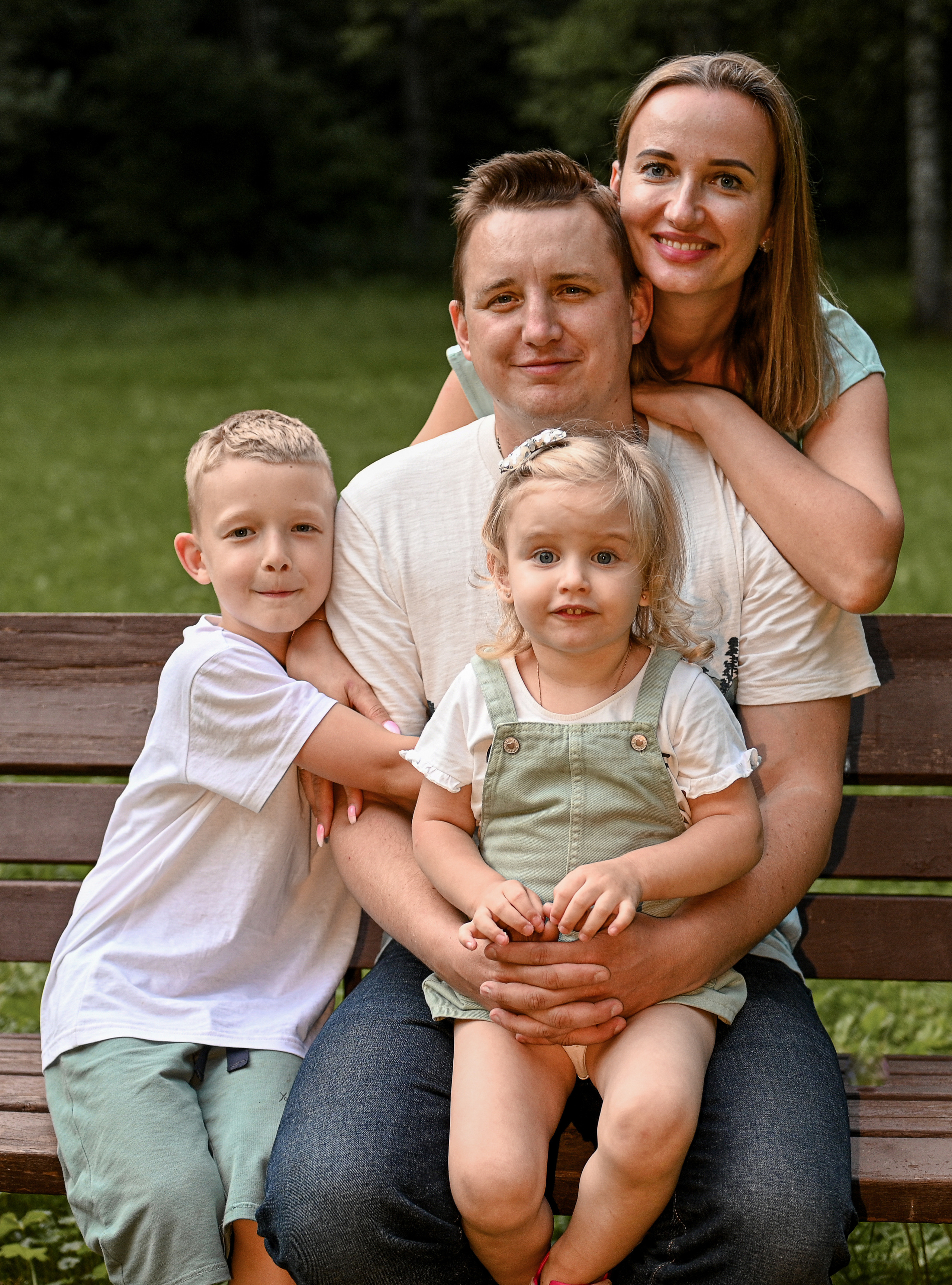 Прогулка в парке для Елены, Алёнки, Андрея и папы Василия. Детский и семейный фотограф в Москве Ульяна Федорова