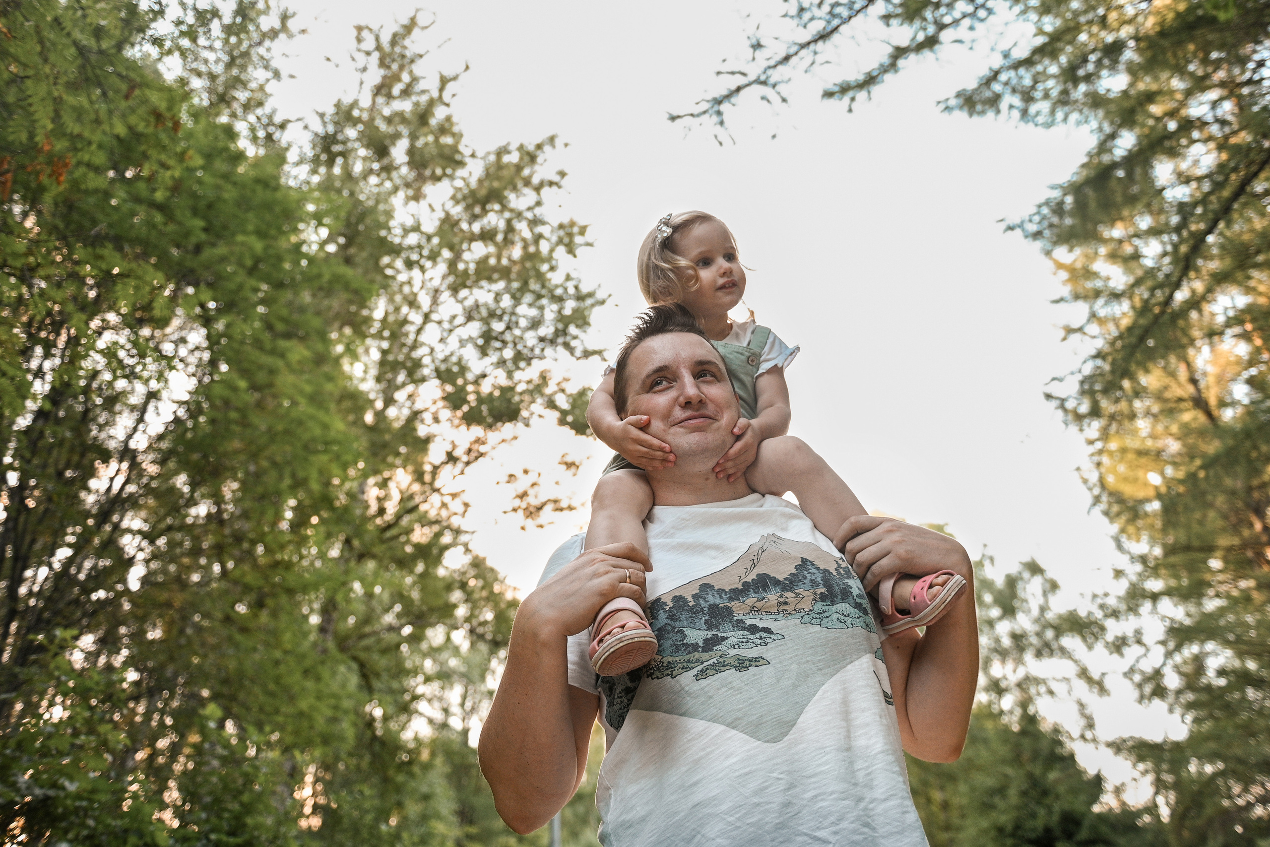 Прогулка в парке для Елены, Алёнки, Андрея и папы Василия. Детский и семейный фотограф в Москве Ульяна Федорова