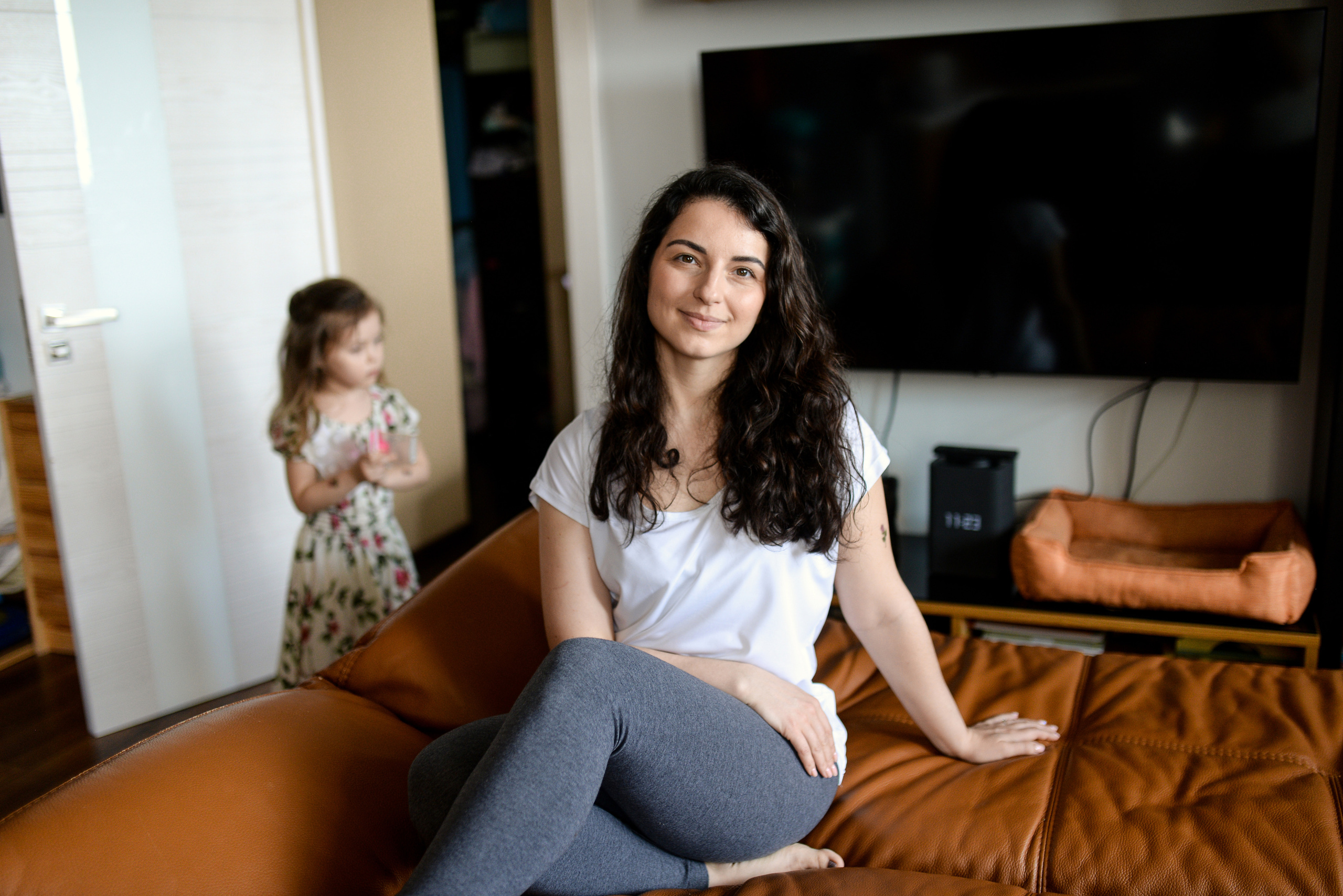 Домашняя съемка для Кати, Саши и Евы. Детский и семейный фотограф в Москве Ульяна Федорова