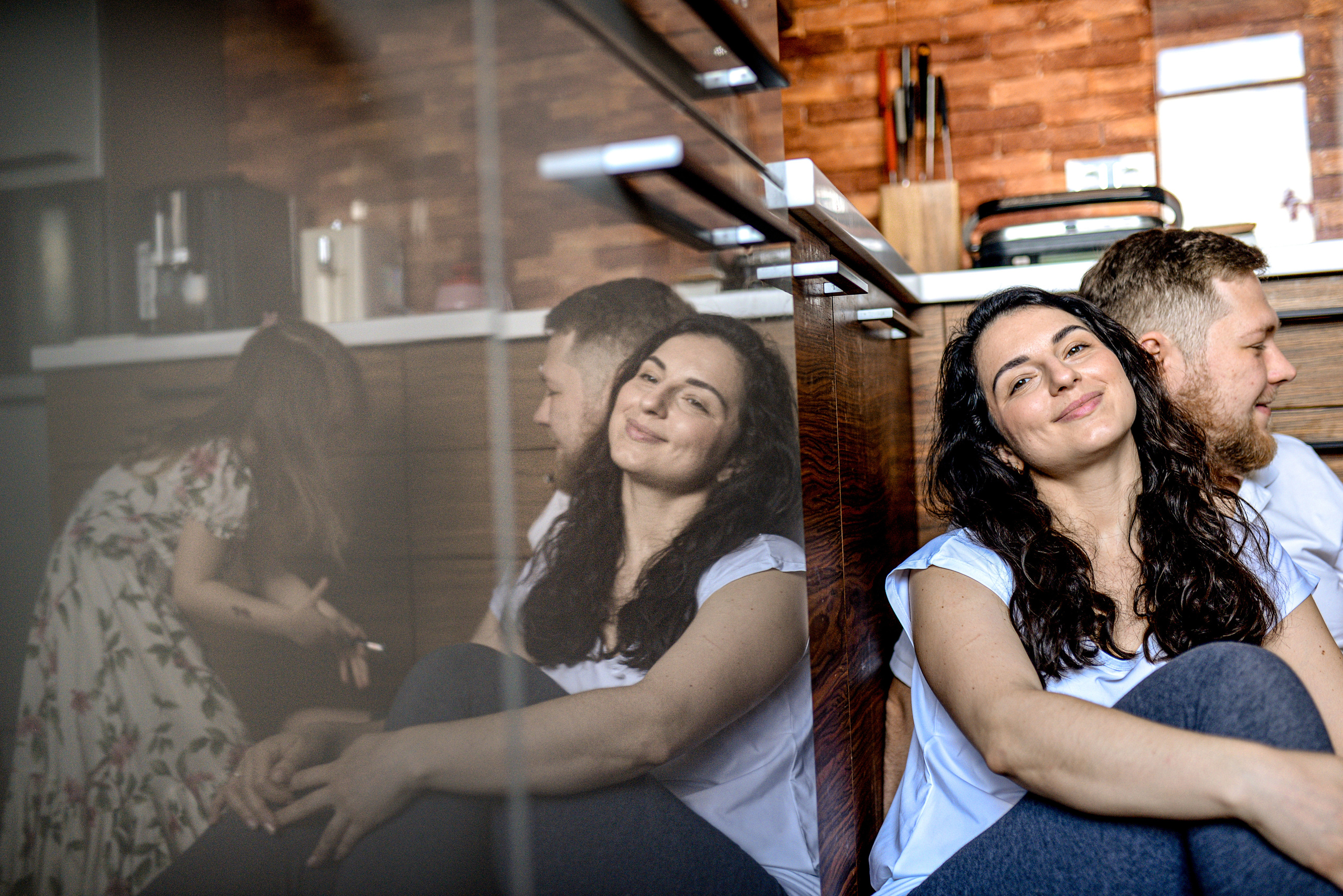 Домашняя съемка для Кати, Саши и Евы. Детский и семейный фотограф в Москве Ульяна Федорова