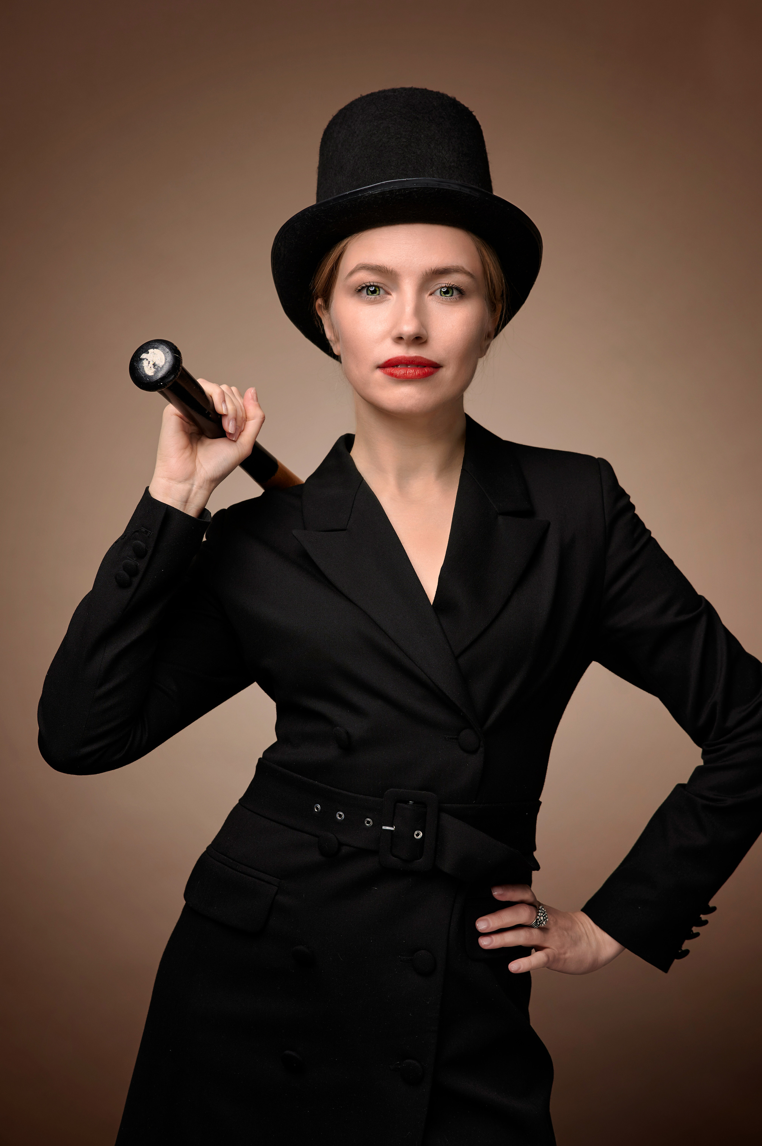 Студийная фотосессия девушки