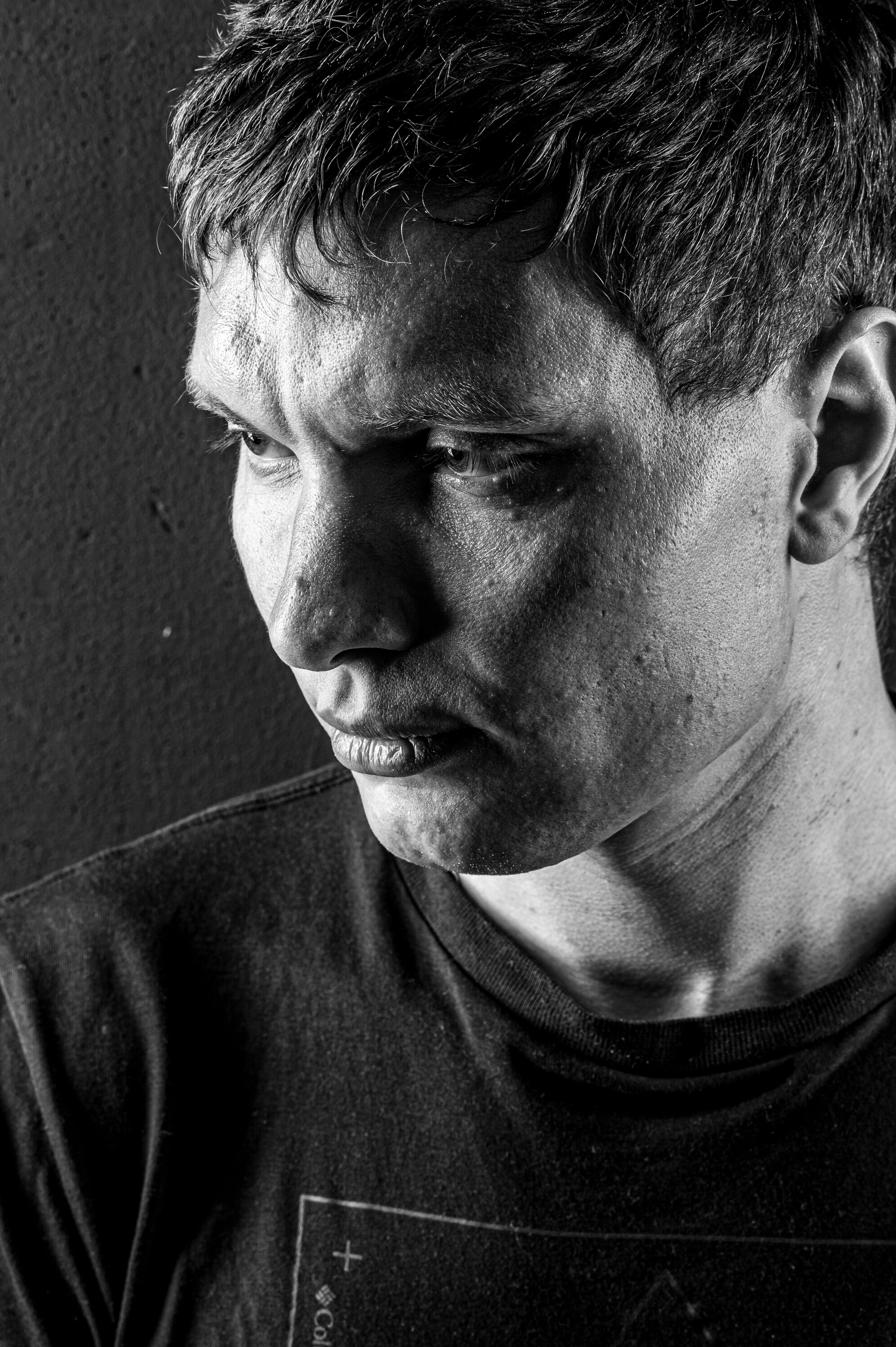 черно-белый портрет мужской