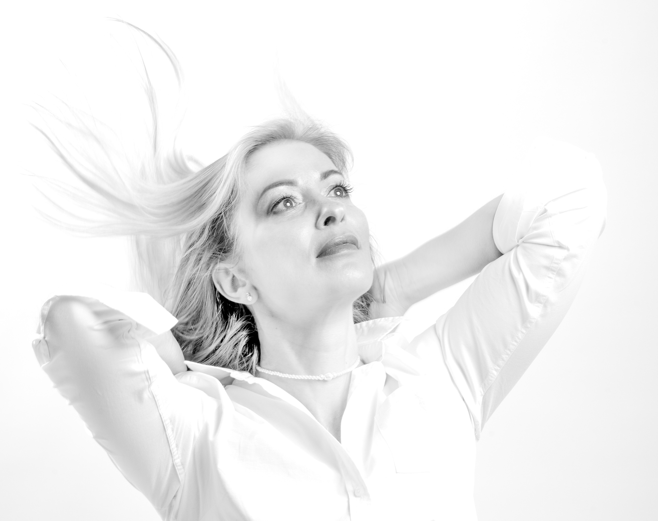 Студийная фотосессия девушки