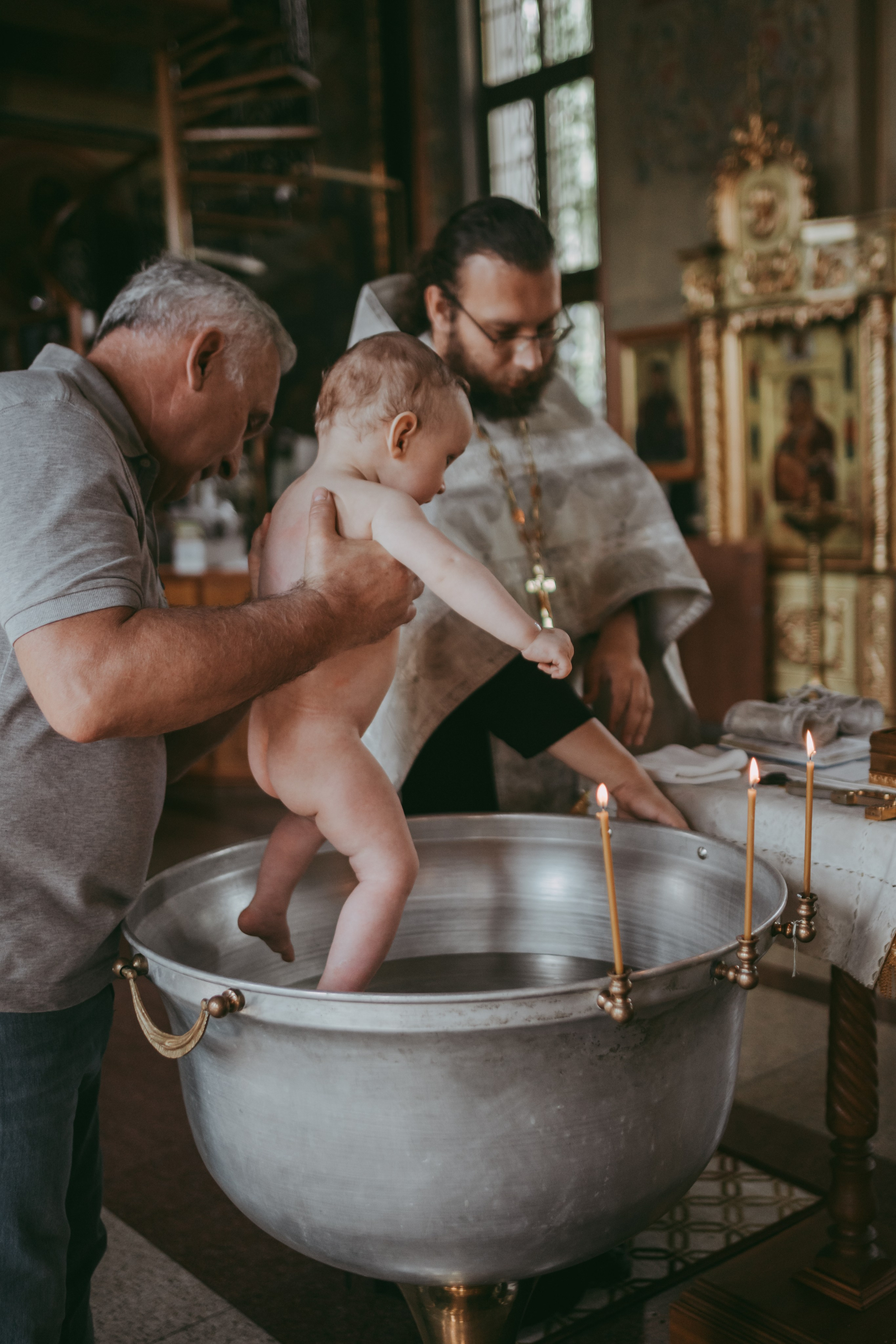 Крещение Стаса. Семейный фотограф в Москве и Подмосковье Иванова Нина