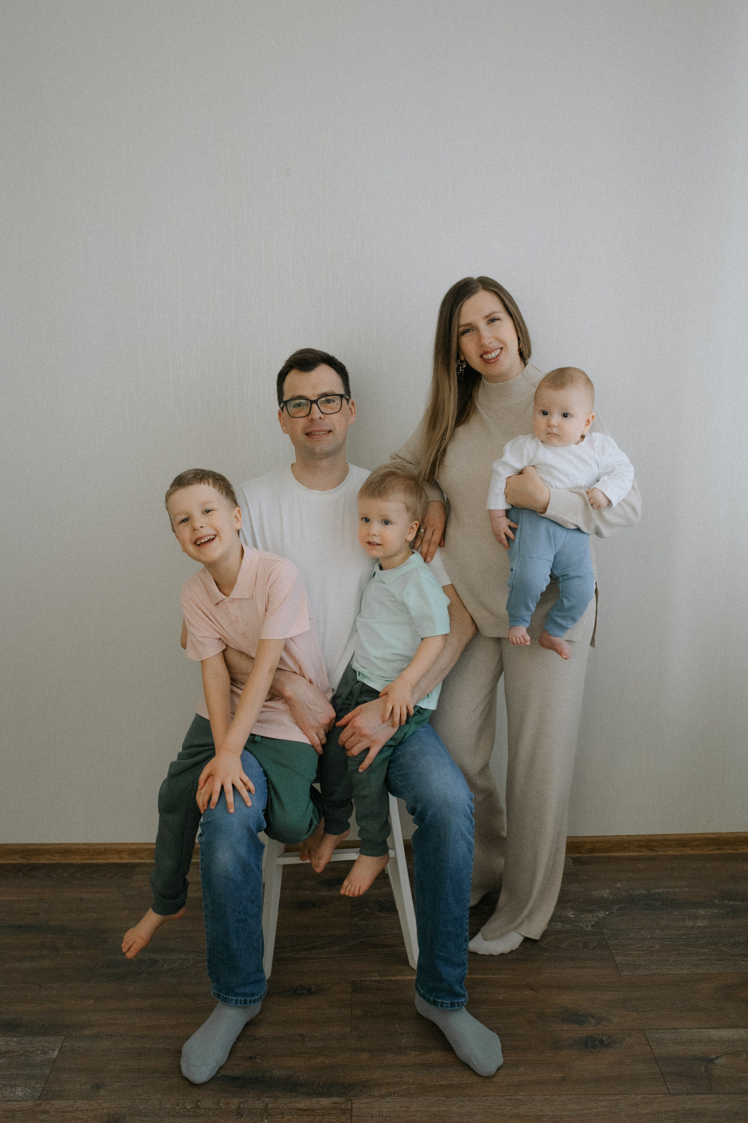 Тройное счастье. Семейный фотограф Виктория Потехина Москва