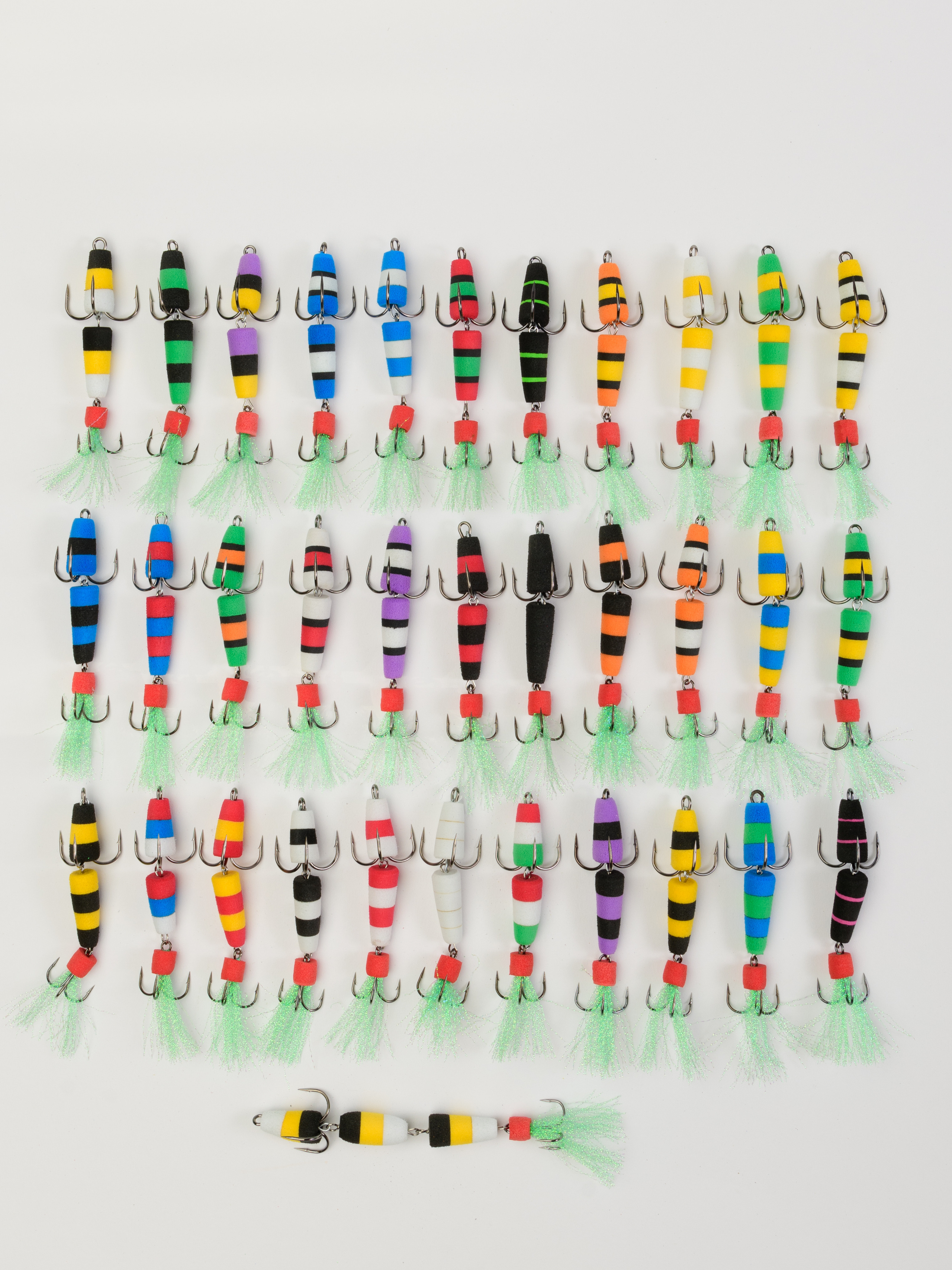 разноцветная мандула для рыбалки на крупную хищную рыбу