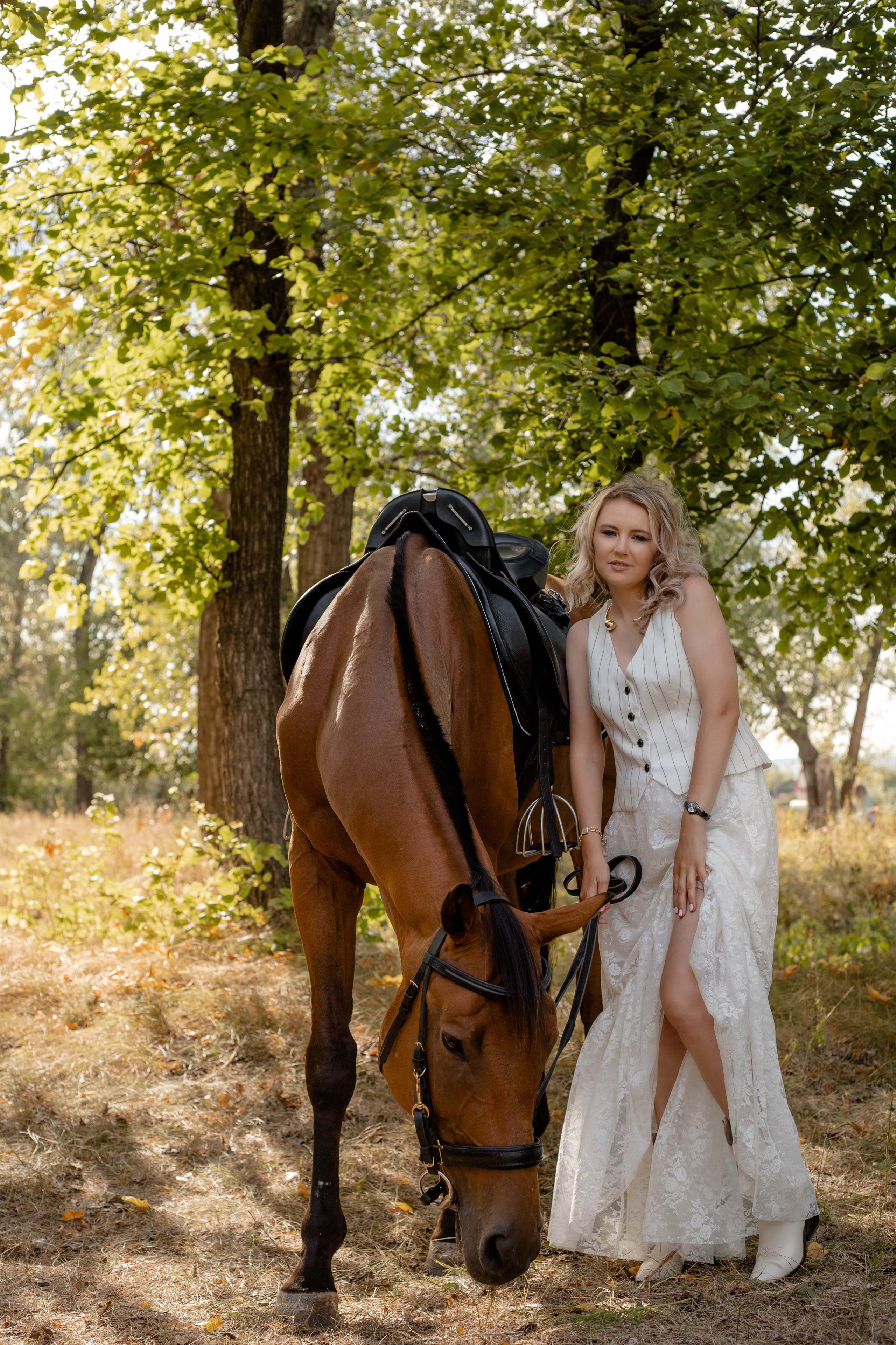 Летняя фотопрогулка с лошадкой 🌿. Семейный фотограф в Саратове Элоиза Ляпина