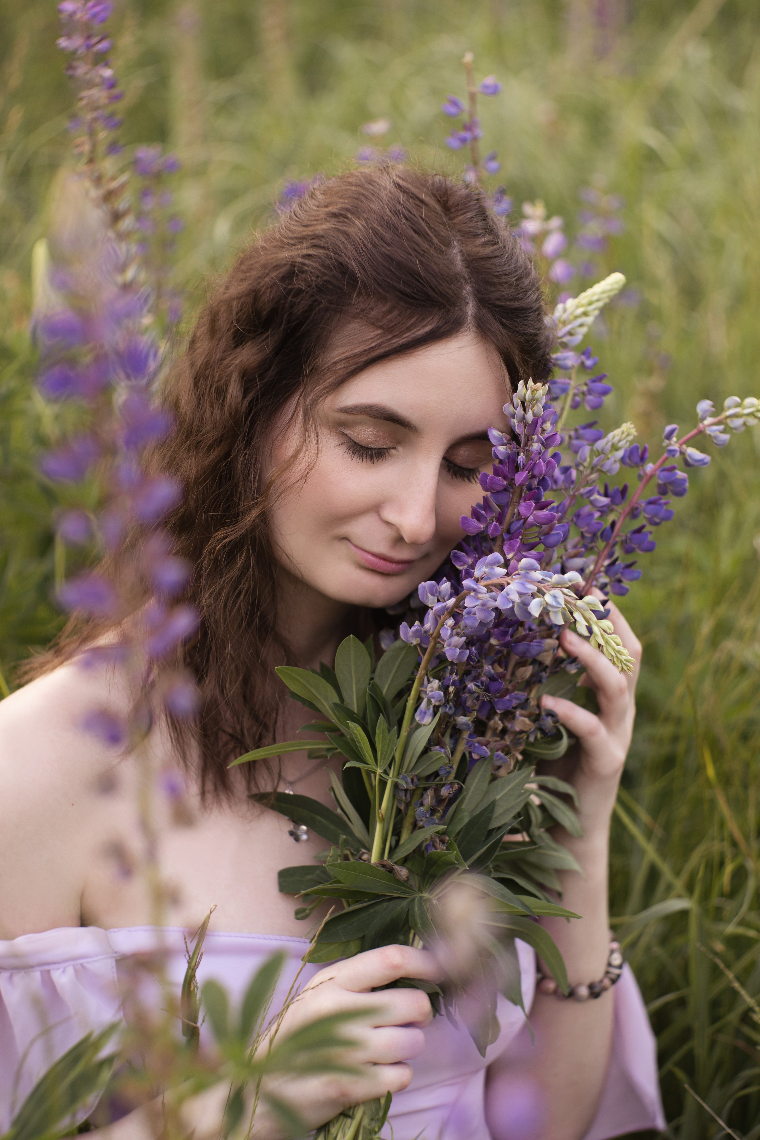 Люпиновое поле. Юлия Башкатова, сказочный фотограф, Москва