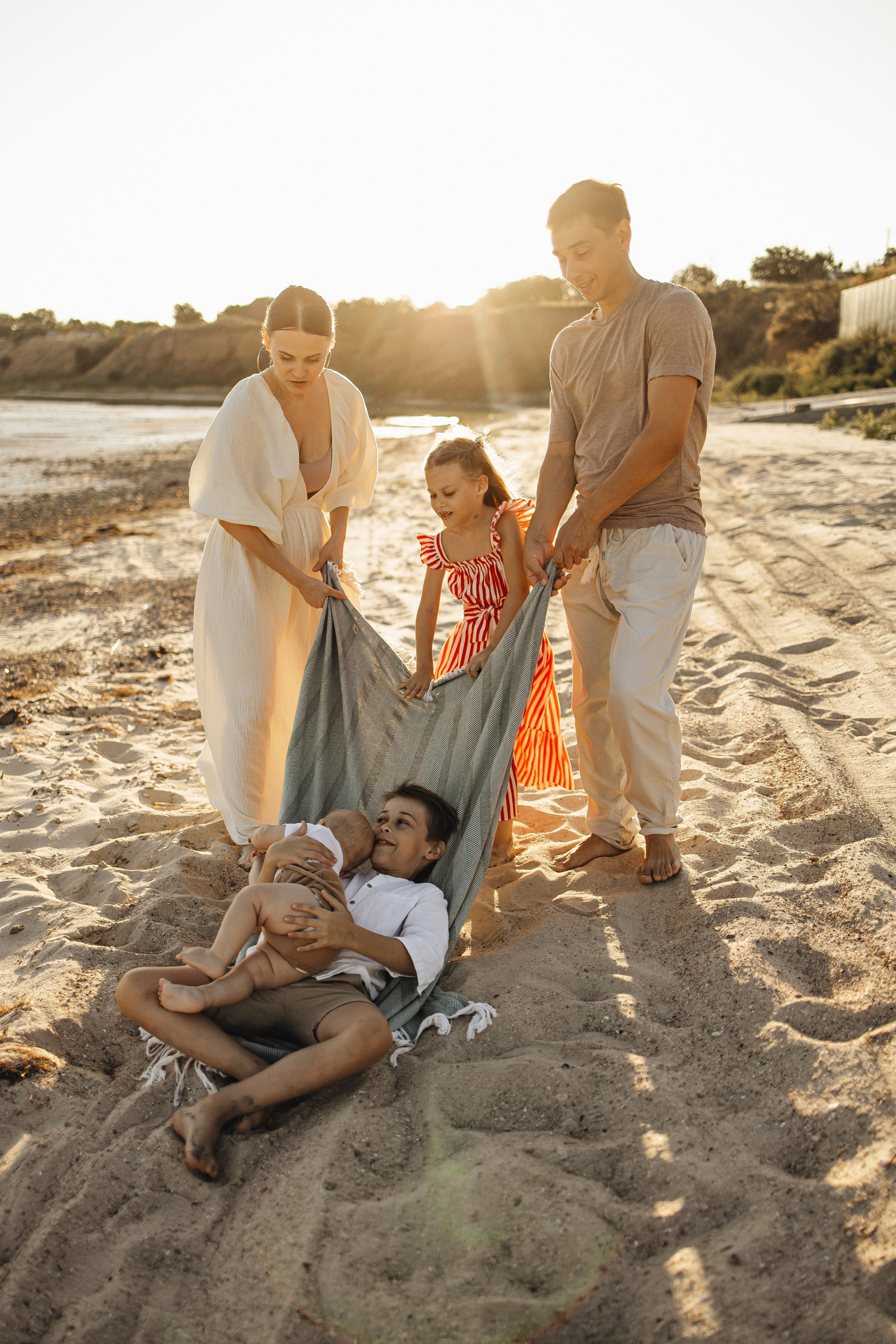 Летняя история на берегу. Семейный и детский фотограф, таганрог, ростов-на-дону