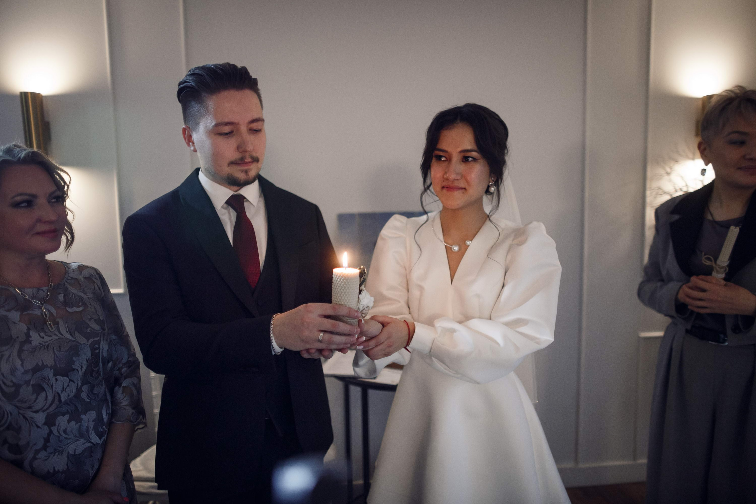 Свадьба зимой. Свадебный фотограф Игорь Брундасов 8PHOTO на свадьбу венчание загс СПб