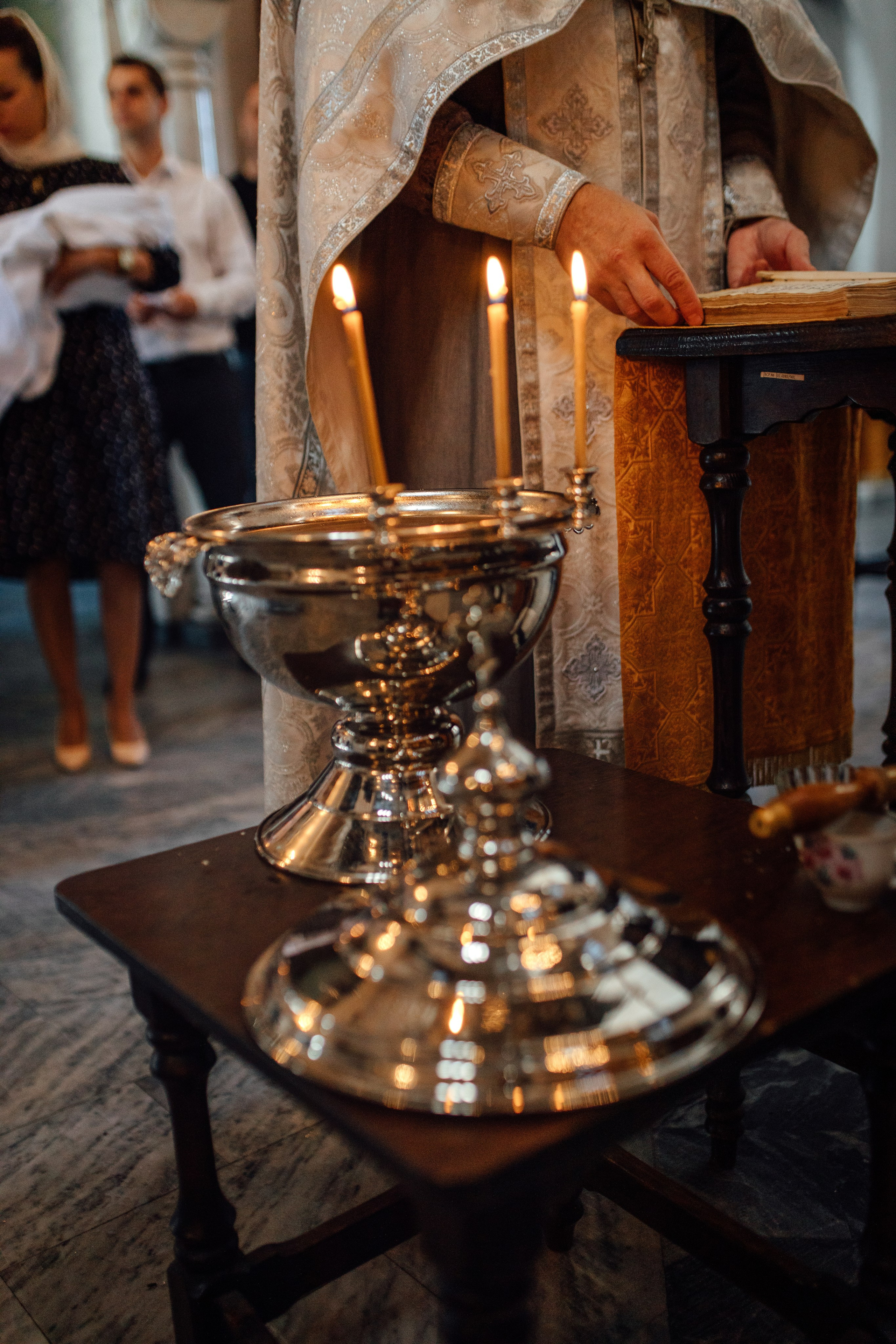 Крещение Тимура храм иконы Всех Скорбящих Радость, октябрь 2024