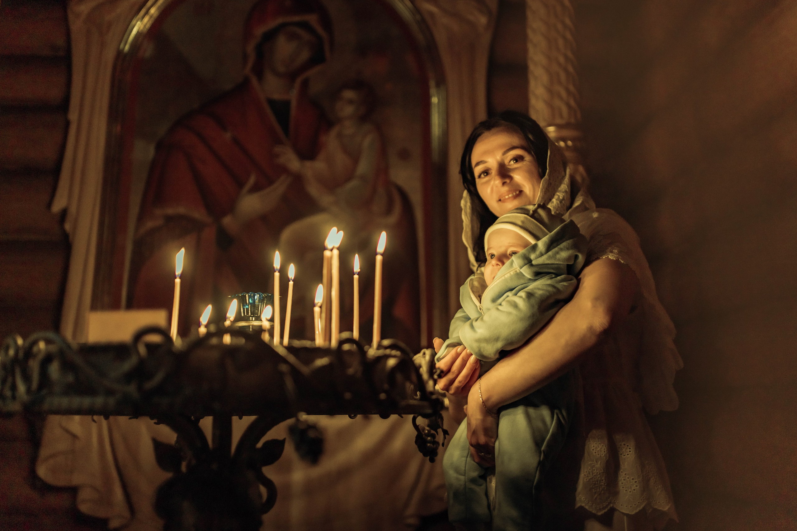 Крещение Михаила, храм Святой Троицы, июнь 2025