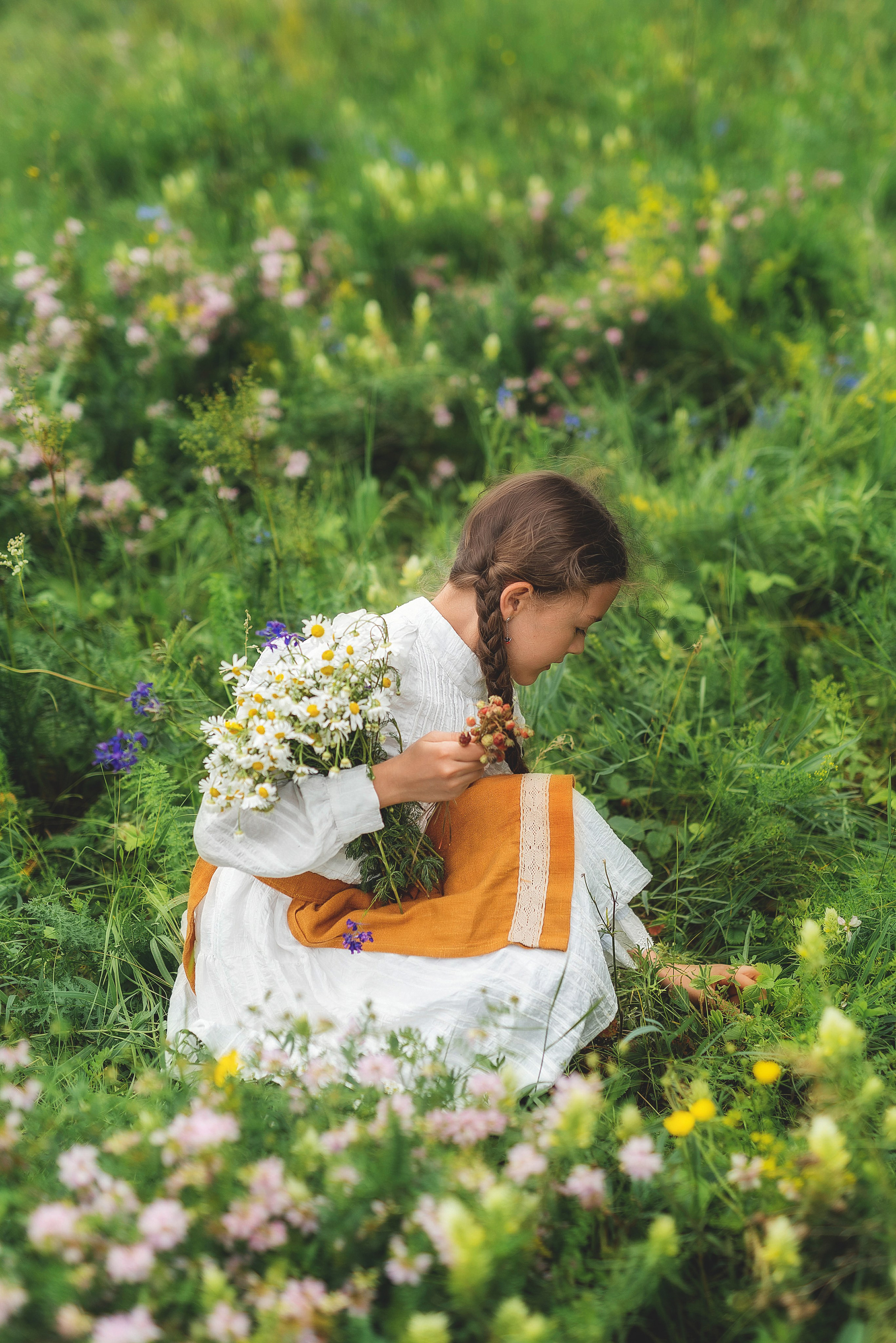 Фотосессия в ромашках. Семейный, детский фотограф в Воронеже Анна Никитина