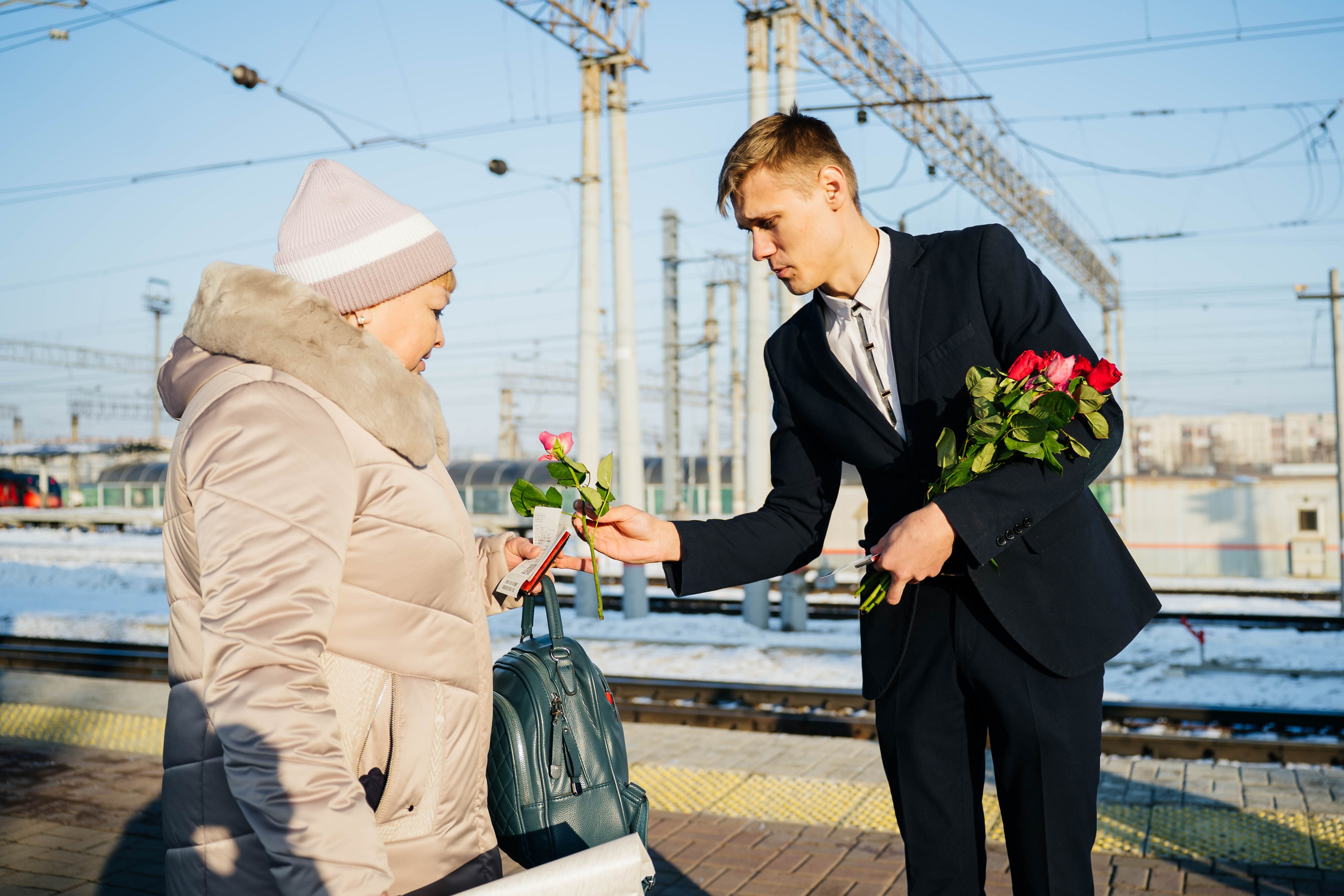8 марта с РЖД. Видеограф и Фотограф в Челябинске Ксения и Владимир Рюмины