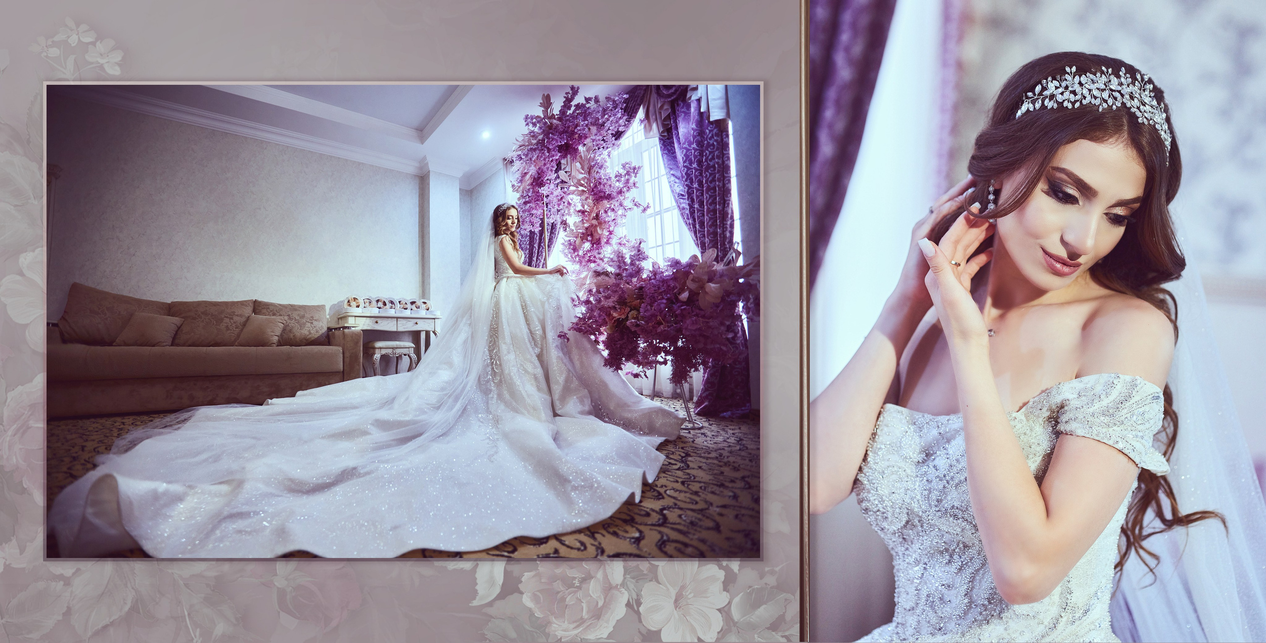 Свадебная фотокнига. Фотограф Кирсанова Наталия. Фотохудожник Наталия Кирсанова