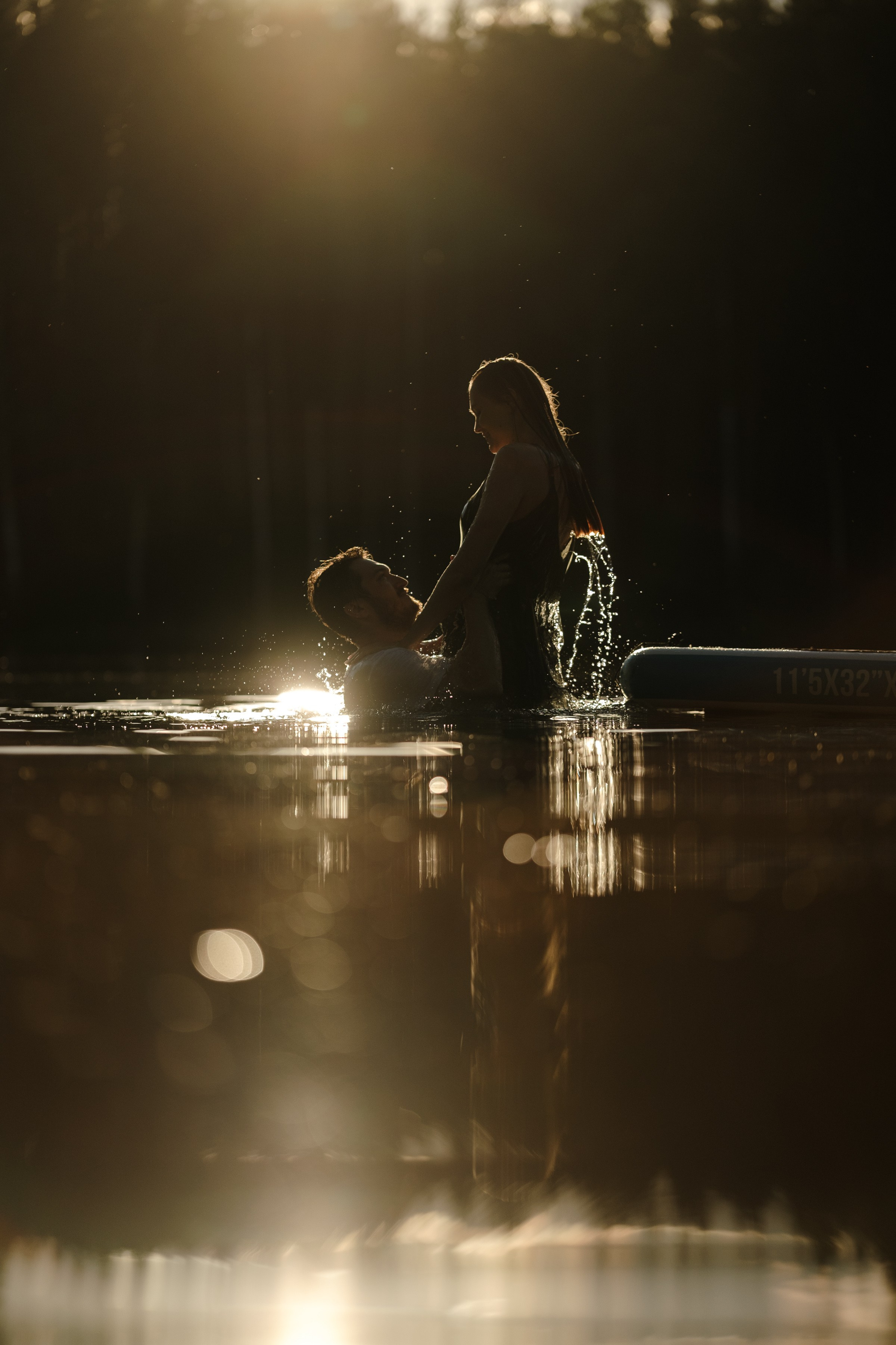 Петя и Лина, на сапах. Интерьерный фотограф и видеограф в Санкт-Петербурге Вадим Балбашевский