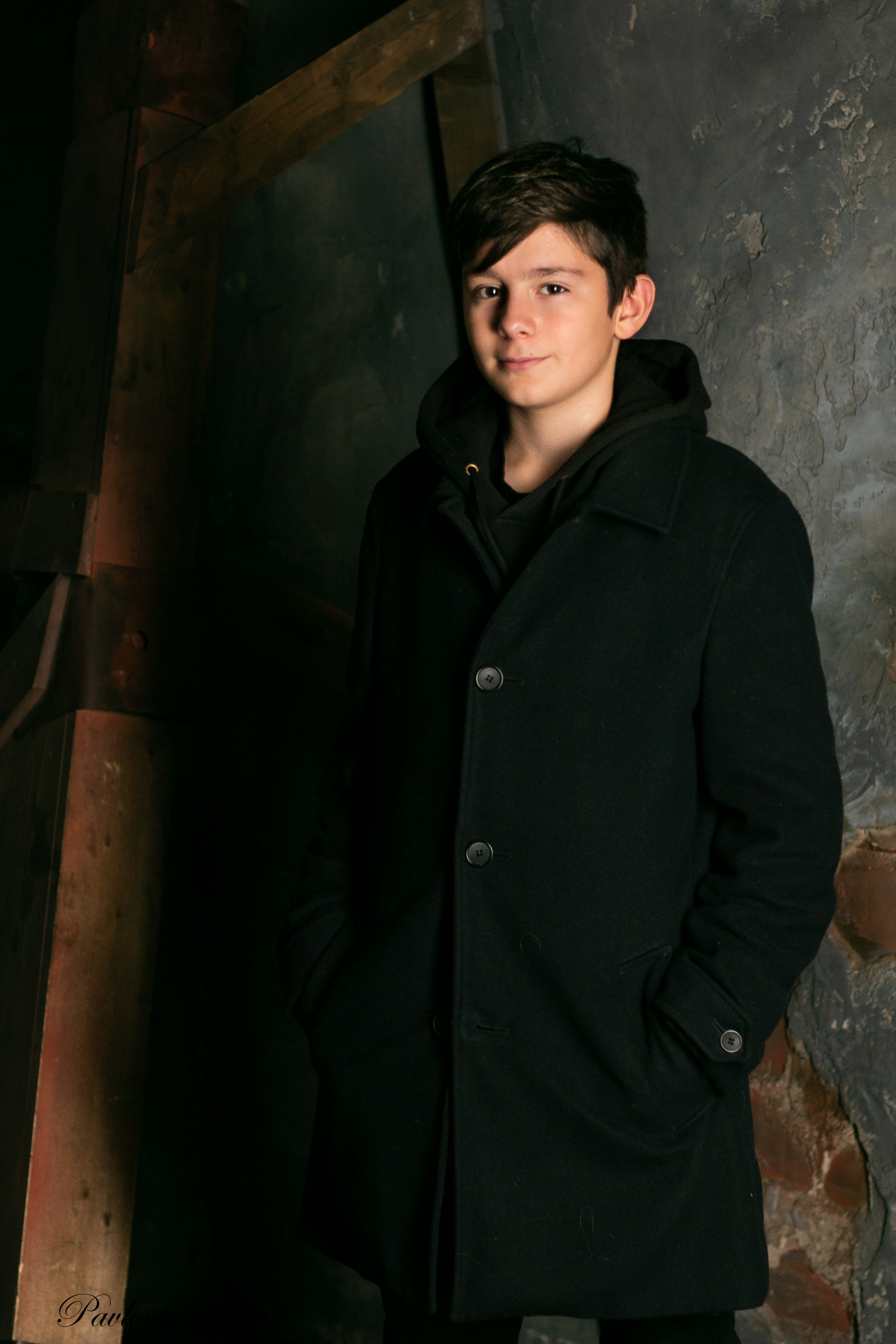 фотосессия мальчика подростка в студии