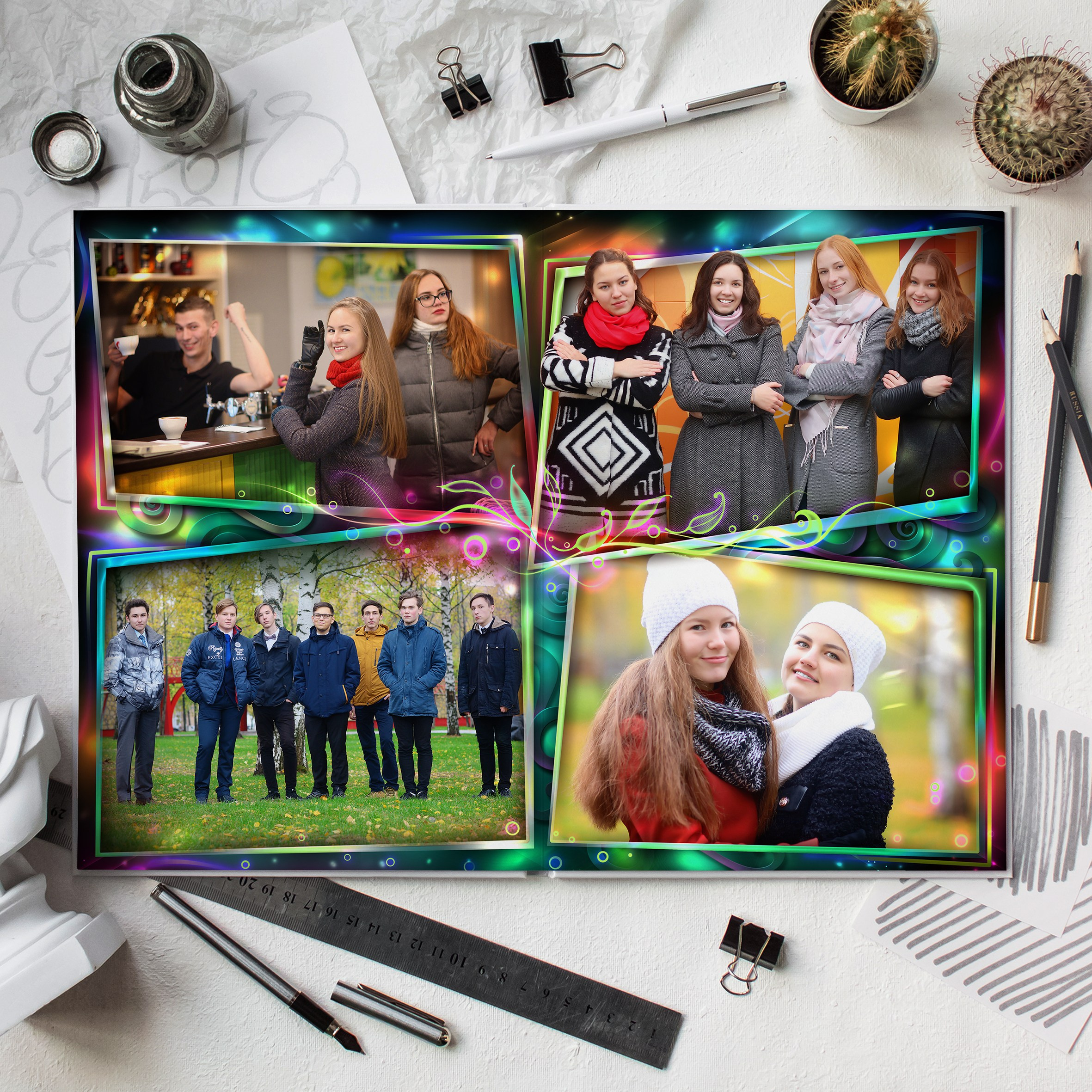 Ночной город. Современные выпускные альбомы. Мы делаем не просто альбомы, а стильные фотокниги