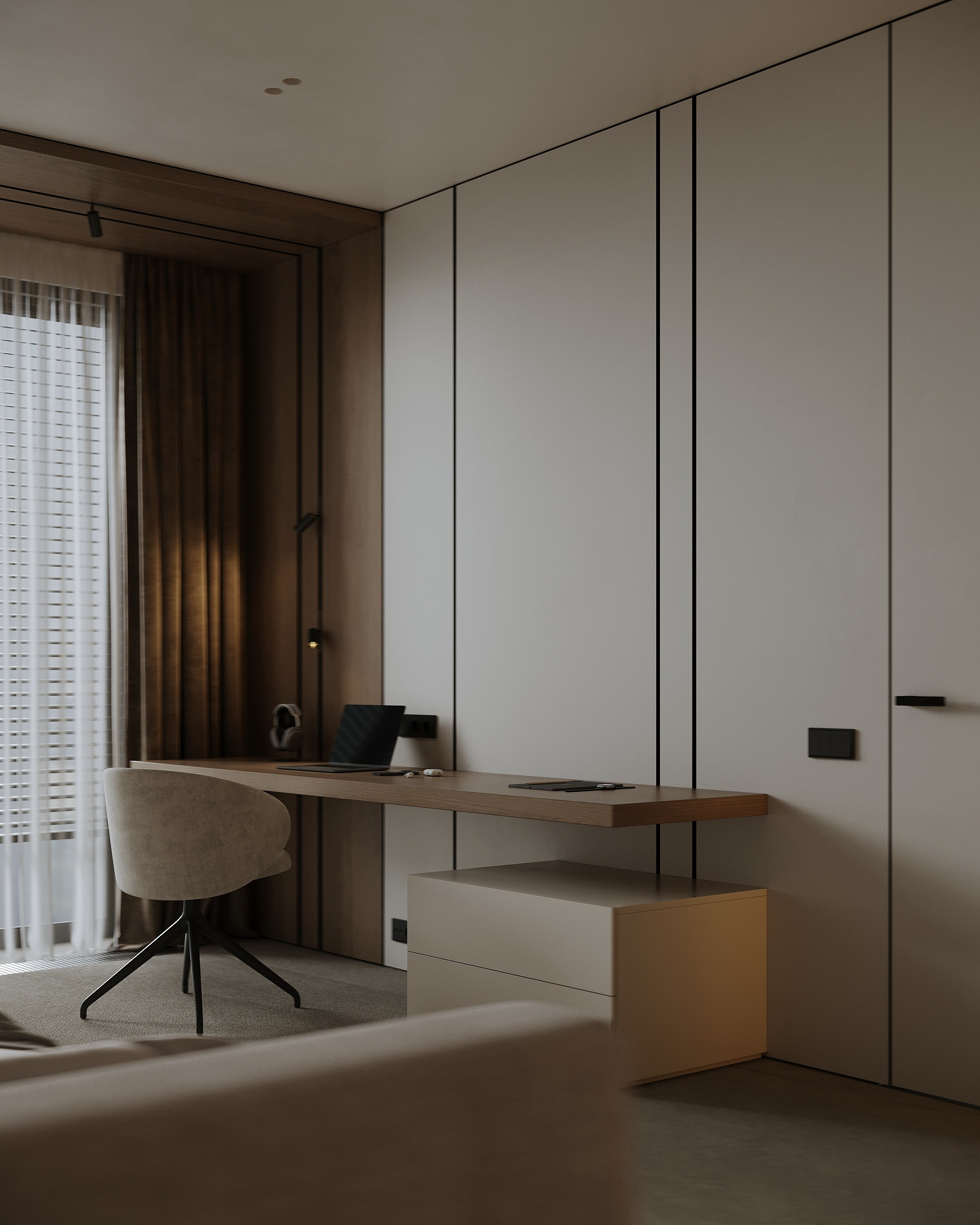 Рабочее место в детской для подростка