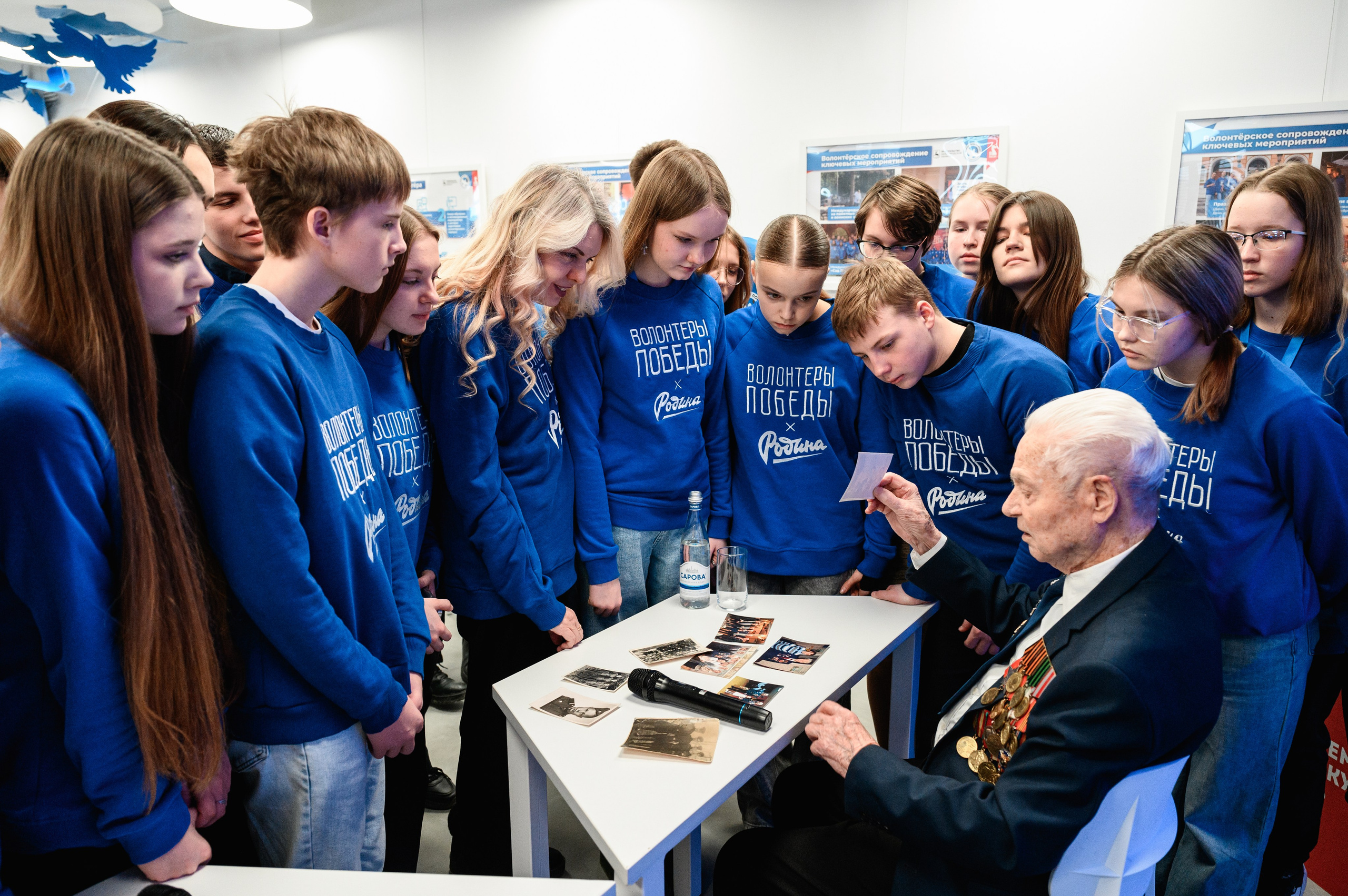 Встреча с ветераном. Фотограф Захваткин Роман