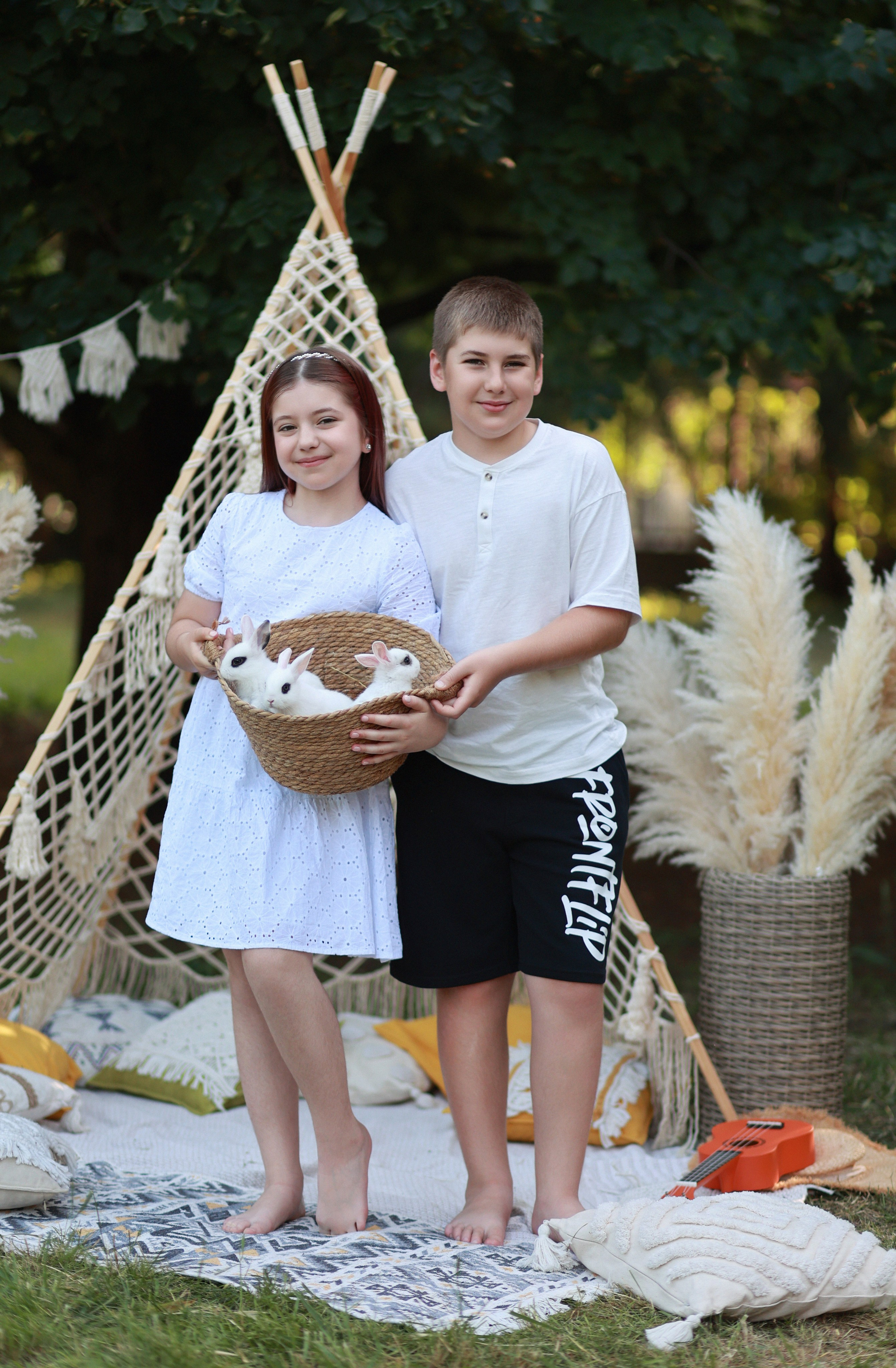 Бохо в Чистяковской Роще. Детский семейный фотограф Краснодар