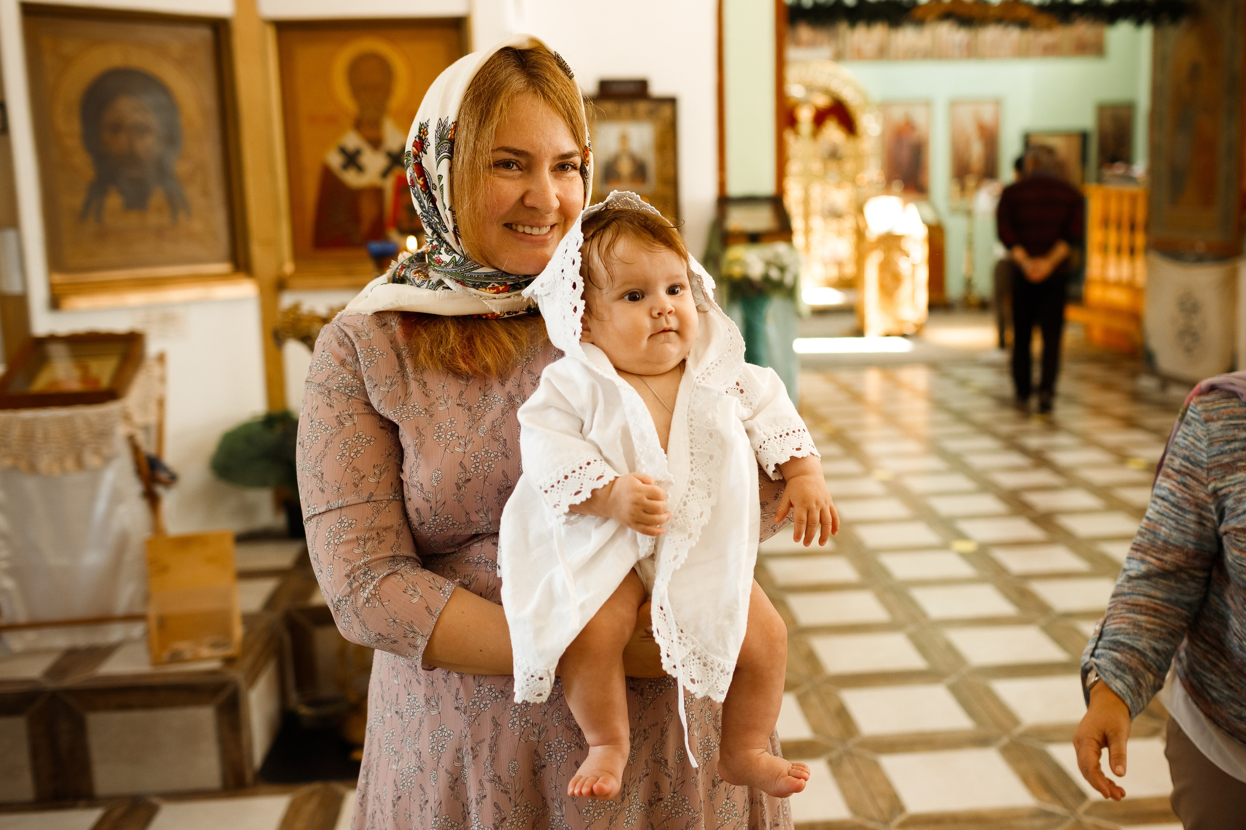 Крещение. Фотограф новорождённых Ярославль. Детский и семейный фотограф Анна Салова