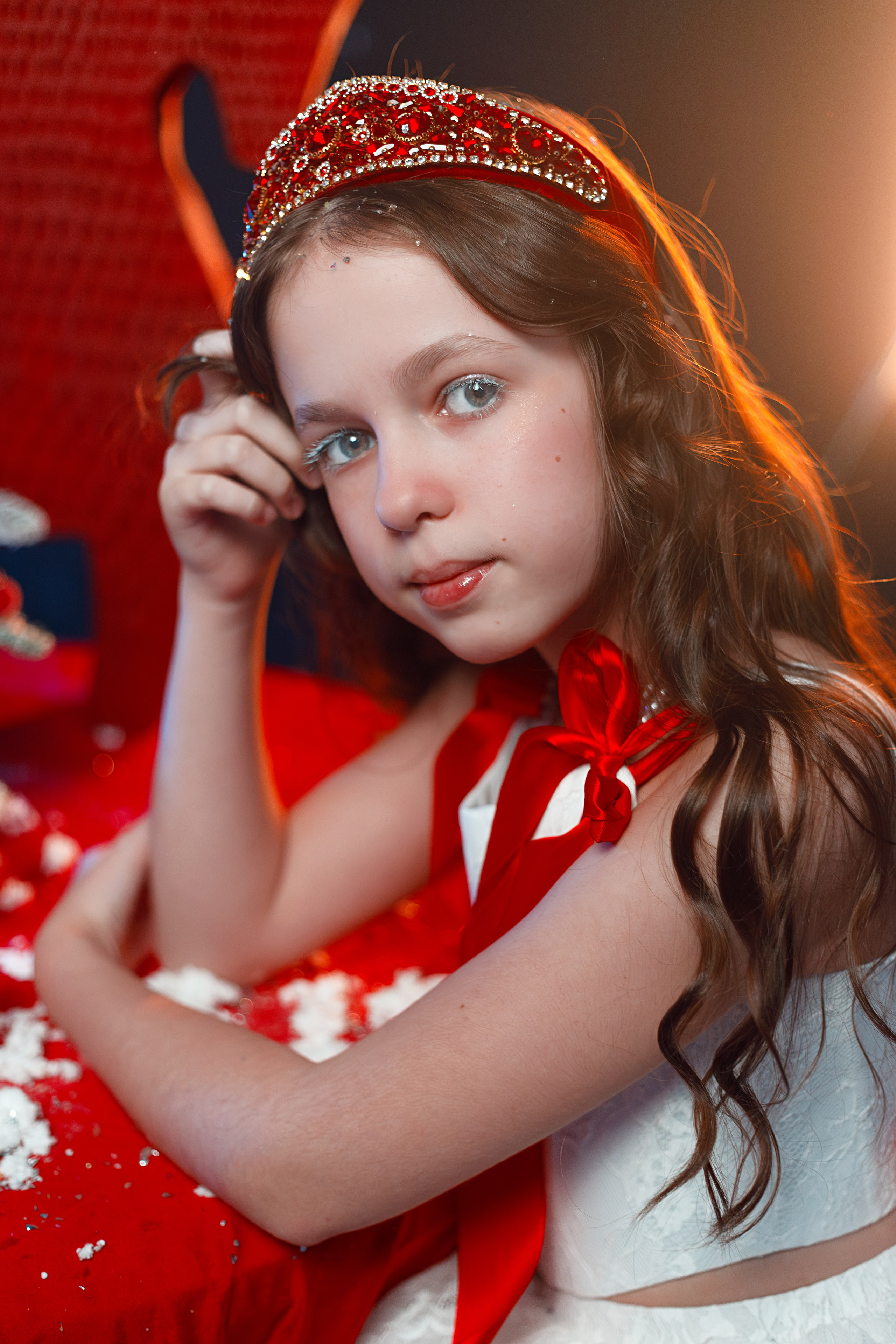 Снежный шар. Детский студийный фотограф Сочи