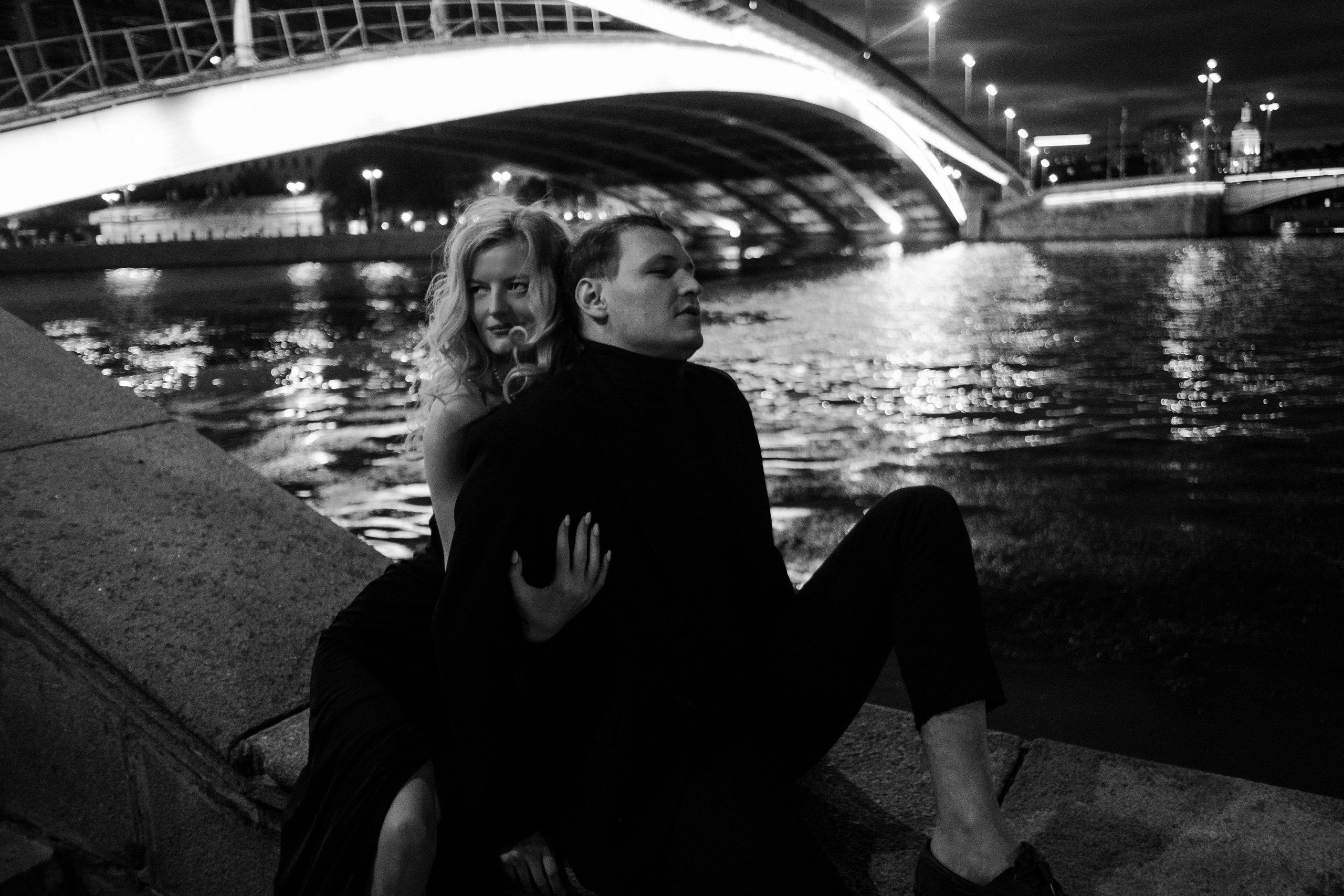 По ночному городу. Свадебный фотограф Александра Тюлякова