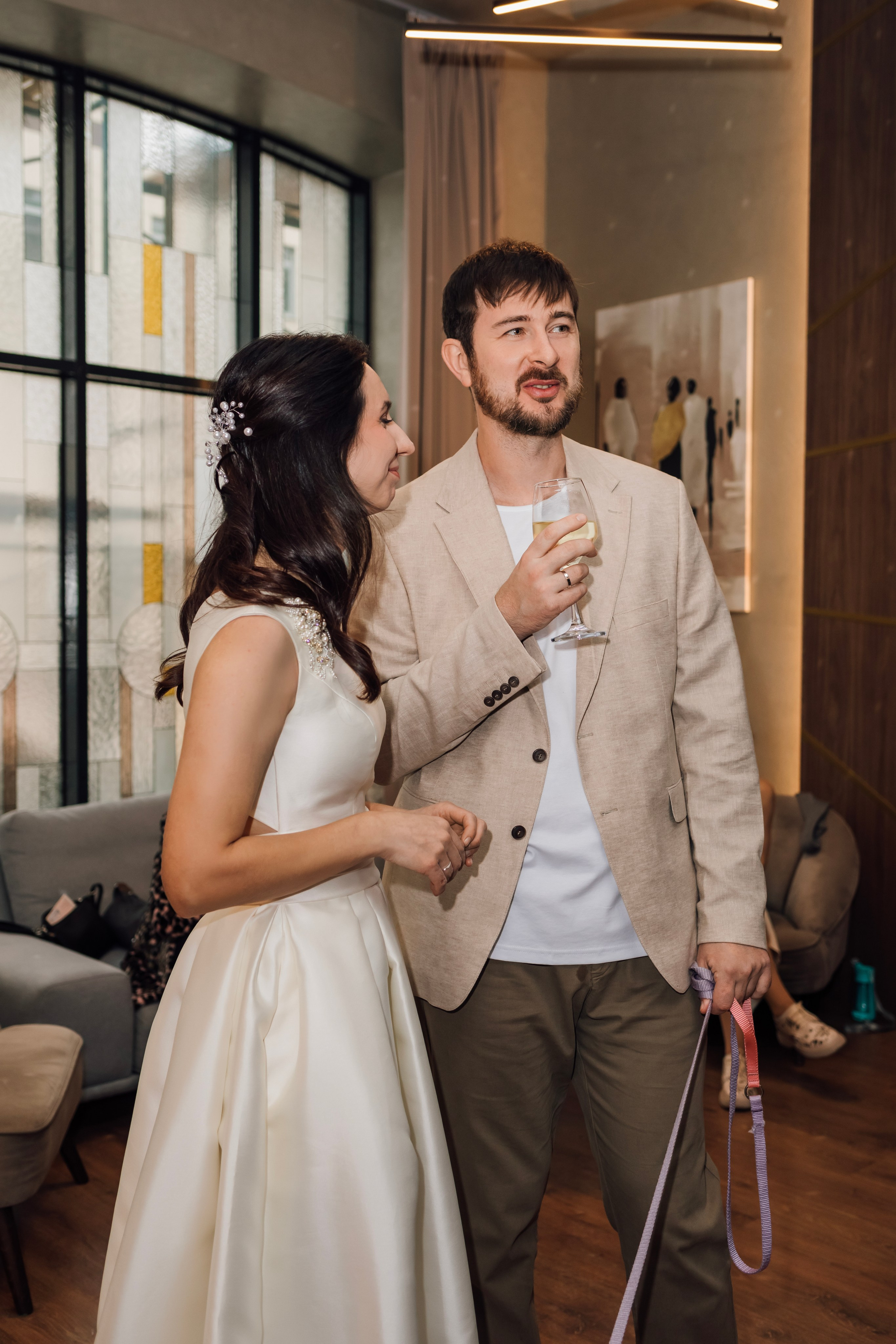 Таня и Миша. Свадьба в лофте. Свадебный и семейный фотограф в Москве Евгения Лисина