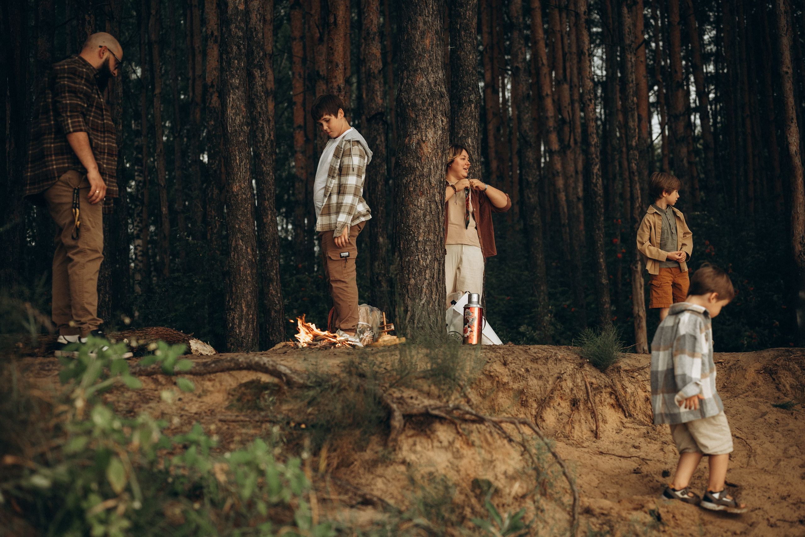 Летним вечером…. Семейный фотограф в Москве Дарья Пузикова
