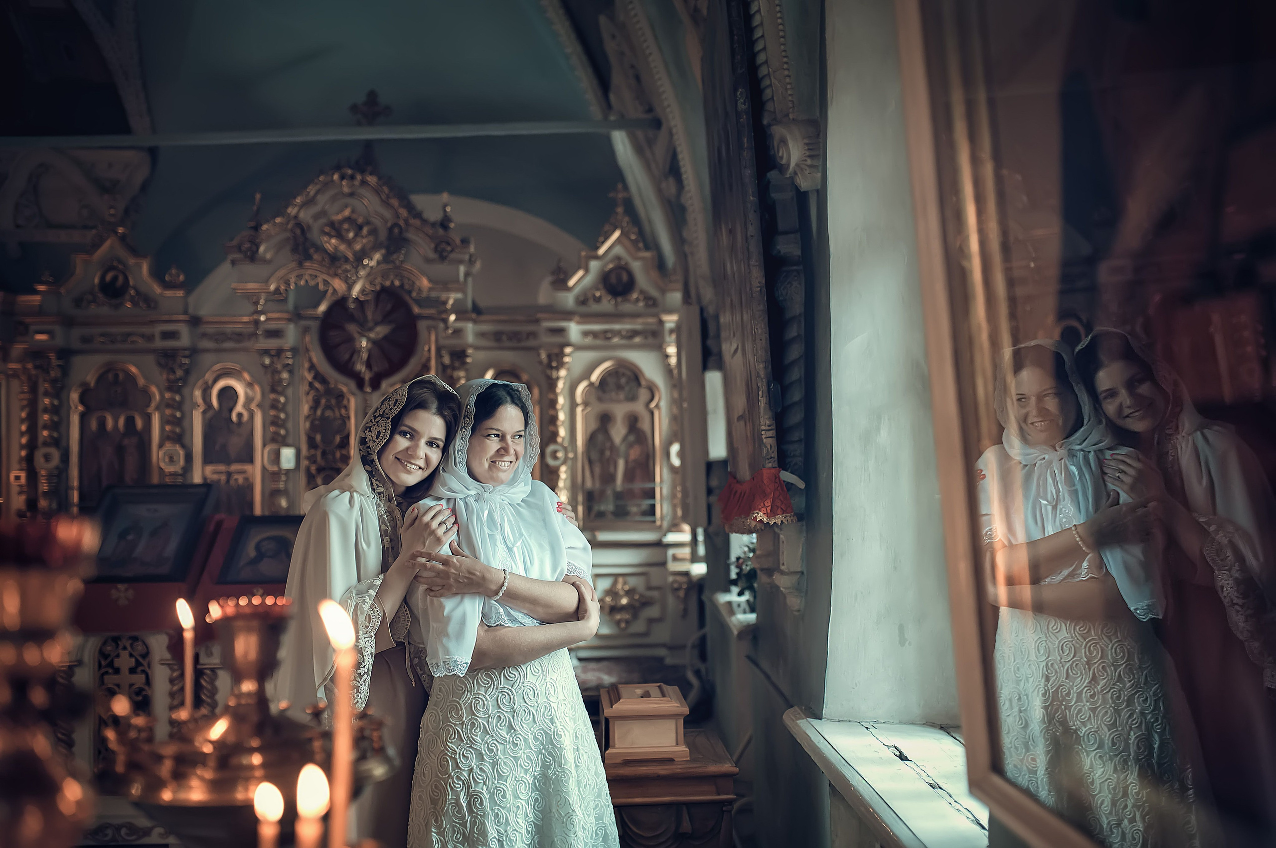 Сьемка крещения в Красноярске. Фотографы крещения/венчания  Красноярск Татьяна и Вячеслав Переваловы