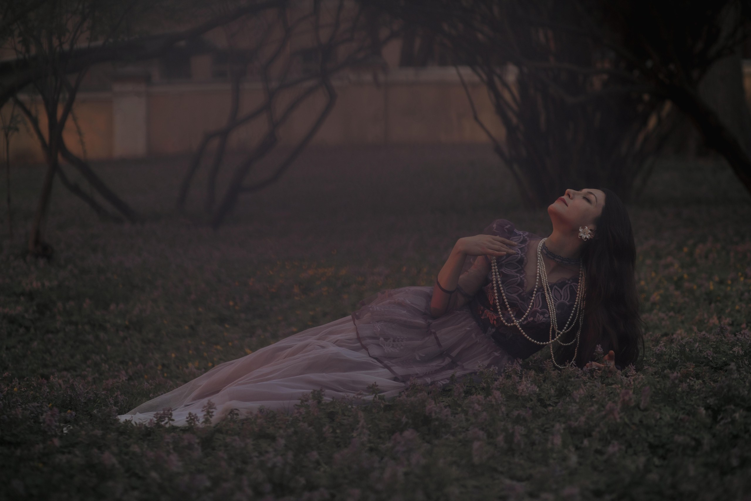 Забытый сад. Художественная винтажная фотография