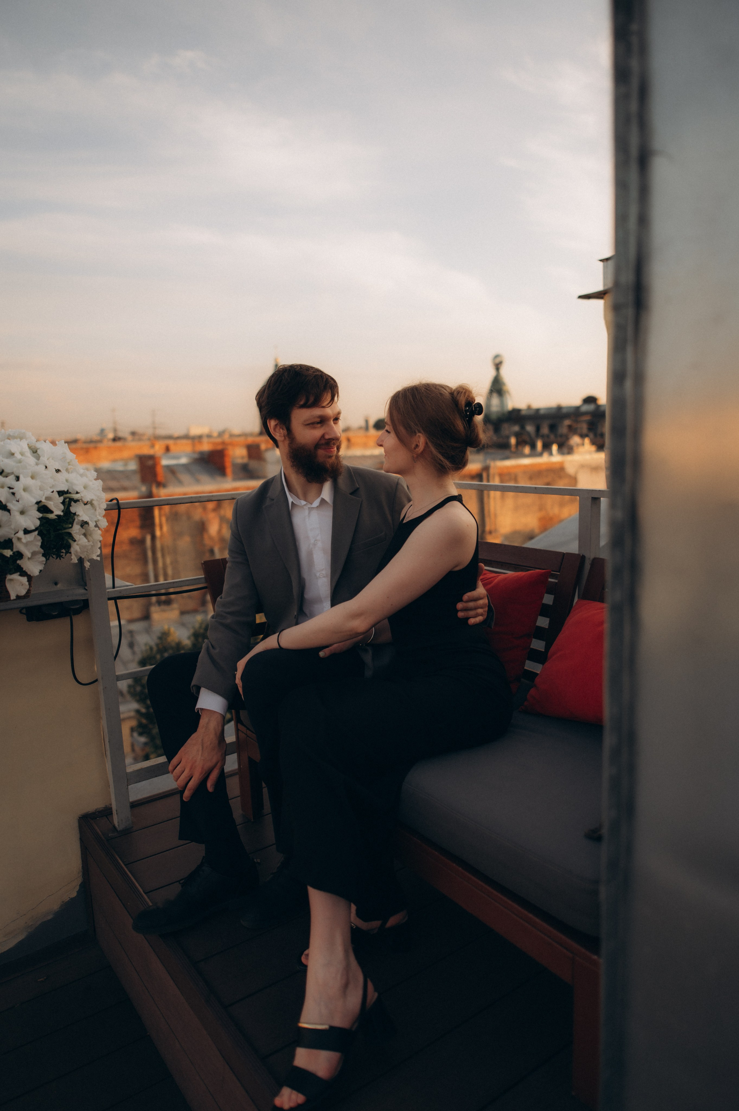 Помолвка на крыше. Семейный фотограф в Санкт-Петербурге Александра Милованова