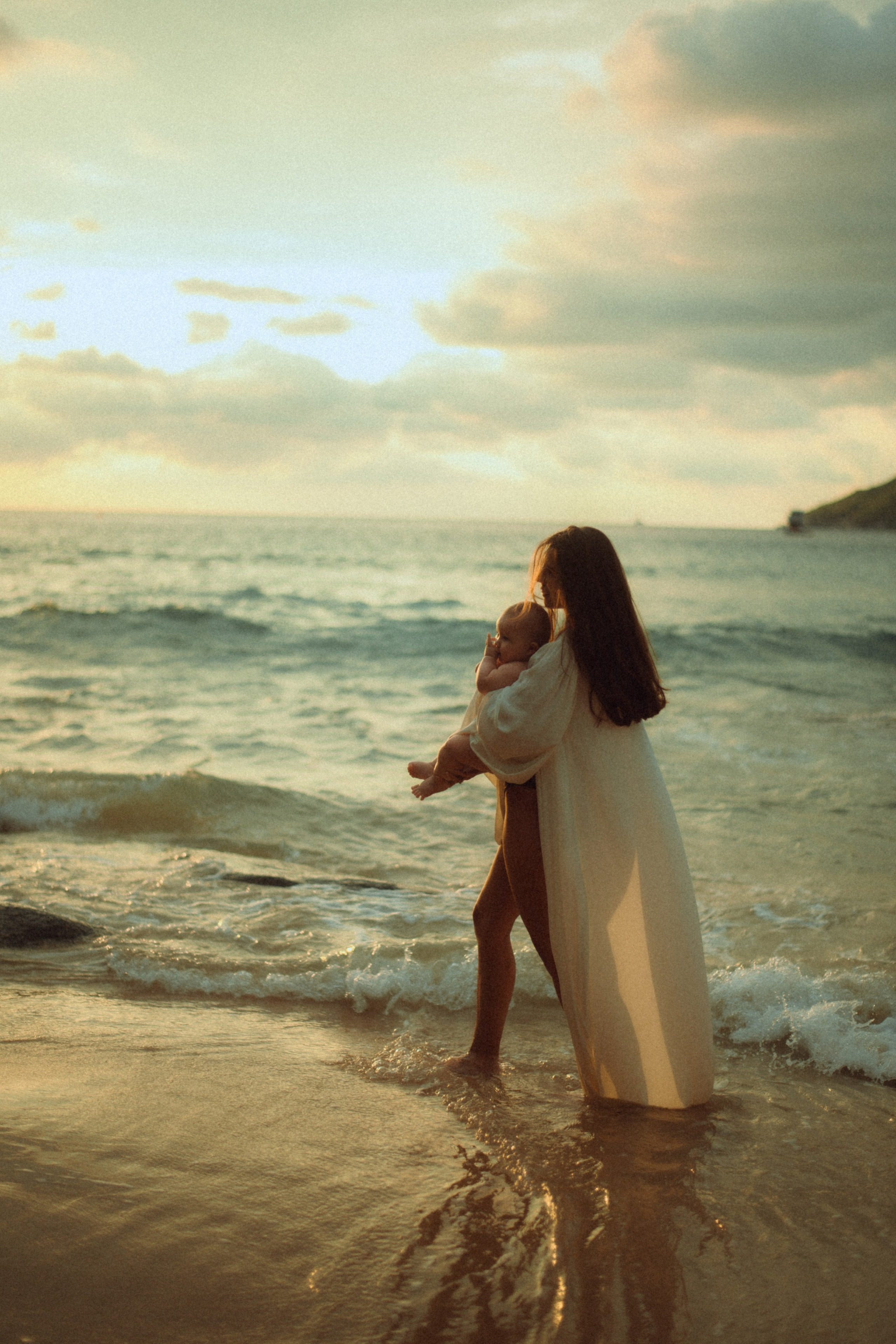 Мама и малыш море. Фотограф и Видеограф Анапа, Новороссийск, Краснодар. Алина и Женя