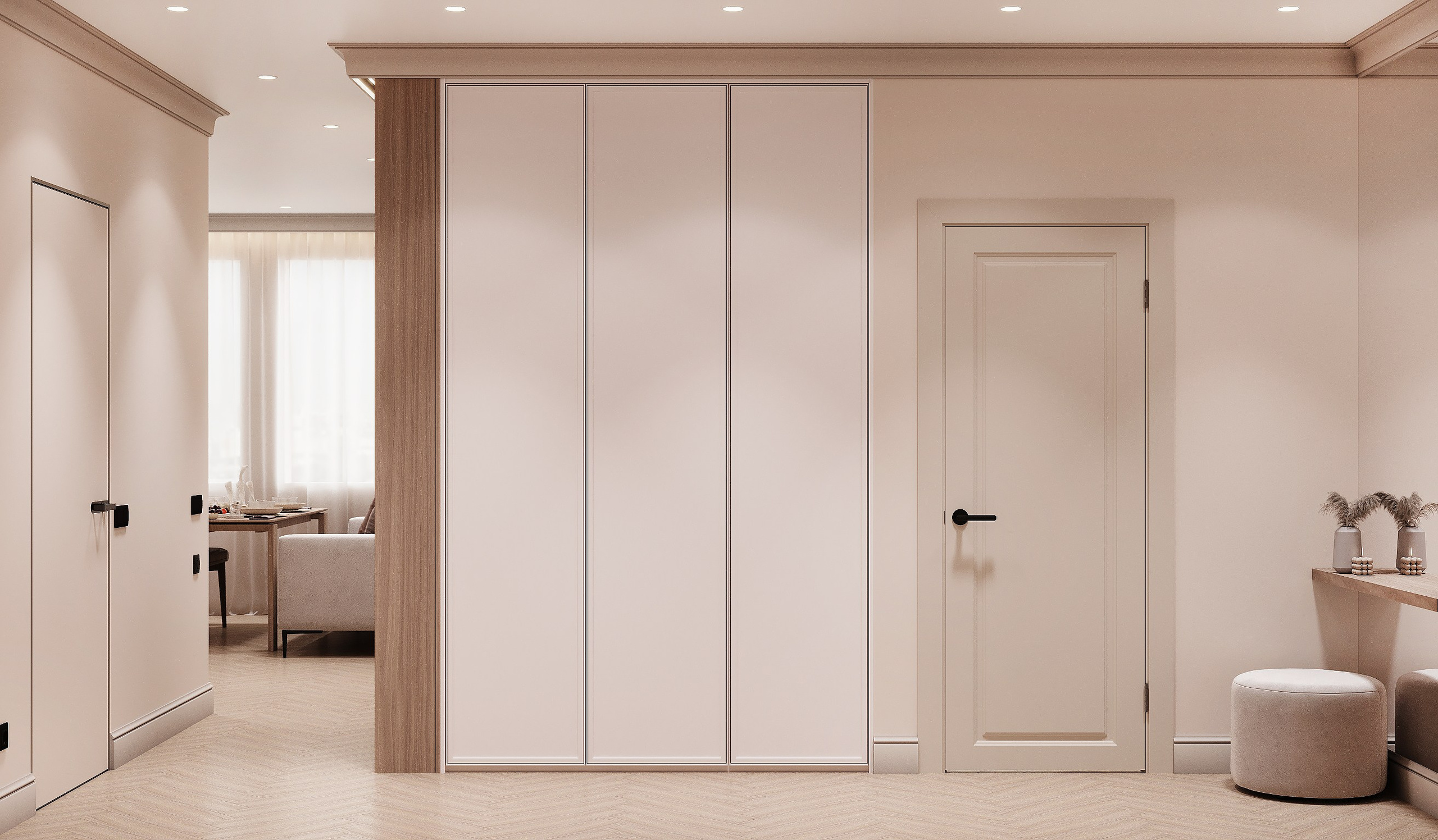 Дизайн-проект однокомнатной квартиры в ЖК Галактика. Дизайнер интерьера квартир и частных домов