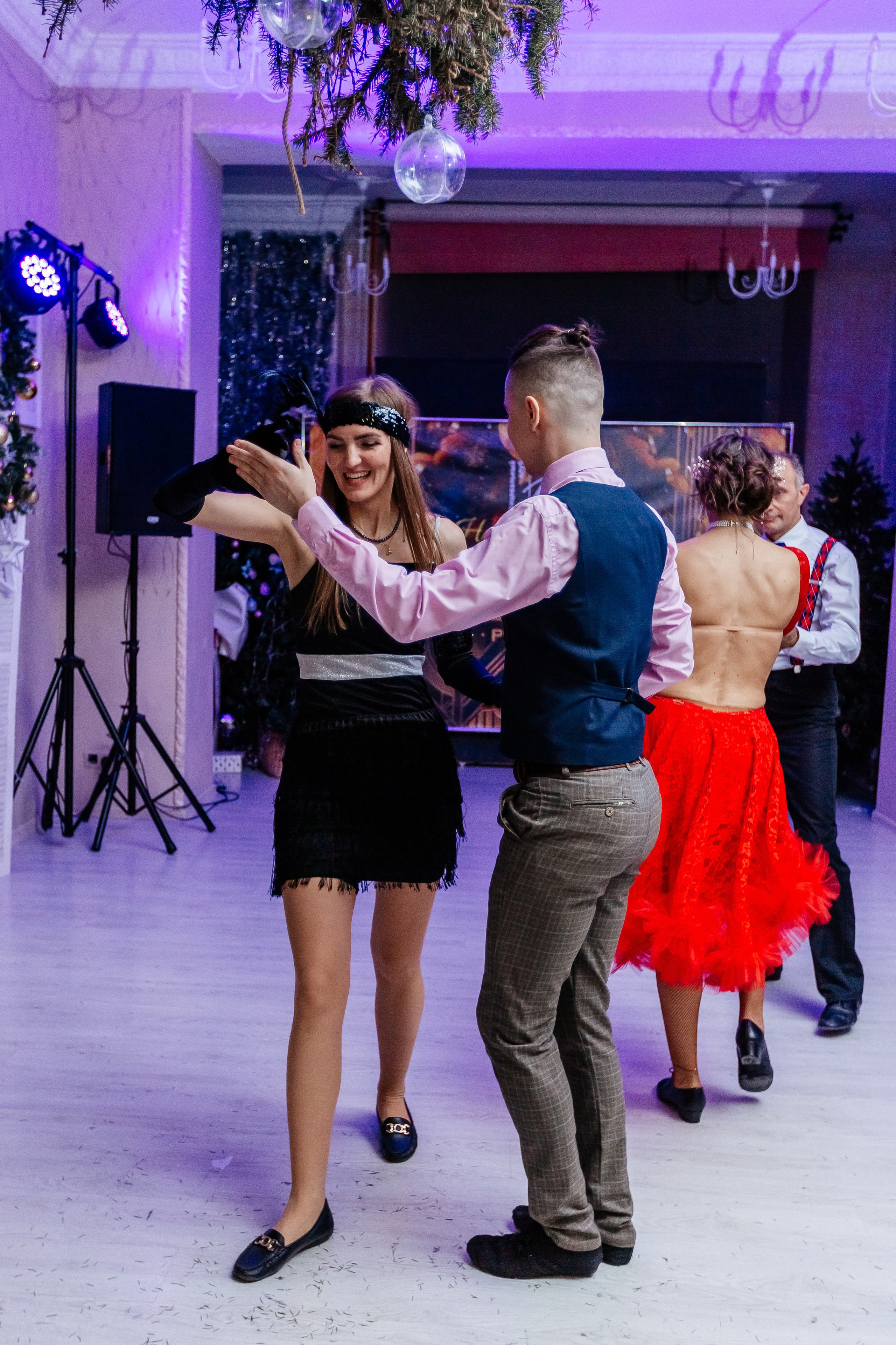 Новогодняя танцевальная хастл-вечеринка в стиле Гетсби. Фотограф Краснодар Марго Хелбен