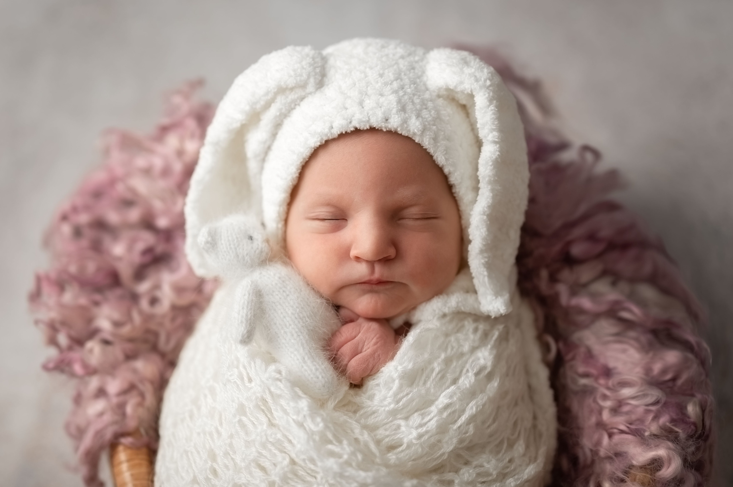 Классический ньюборн. Фотограф новорождённых Ольга Ушакова Москва