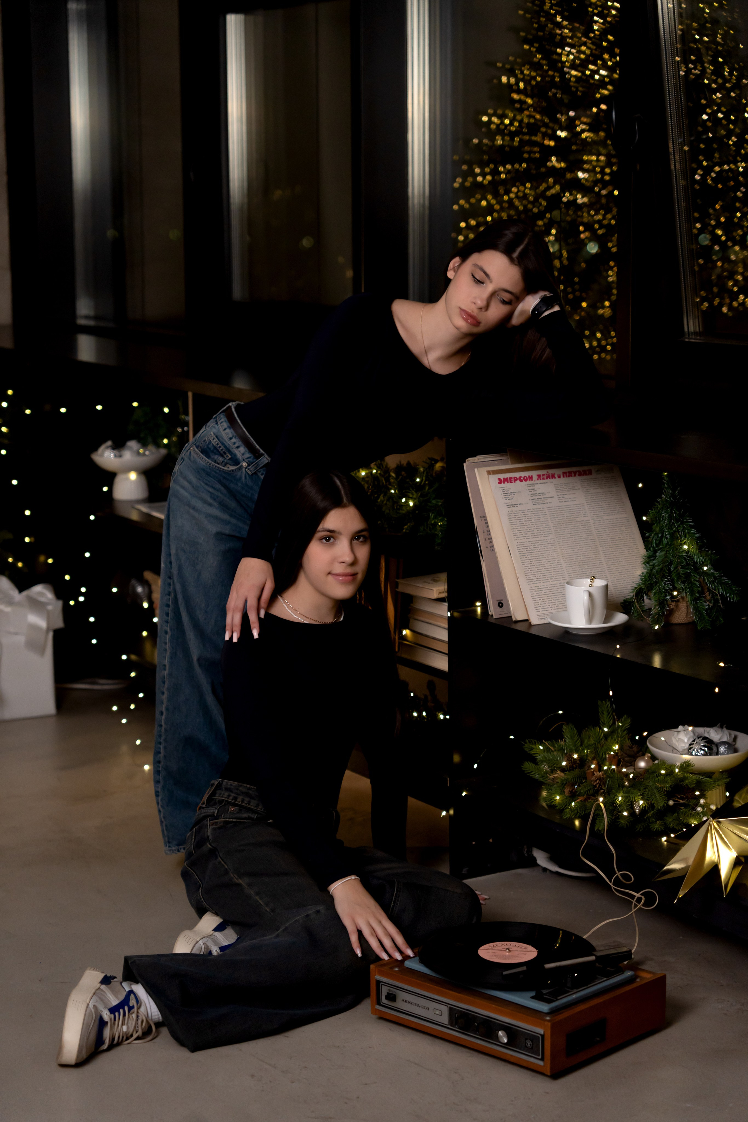 Новогодняя фотосессия для дружной семьи. Фотограф в Красноярске. Юлия Чаушанская