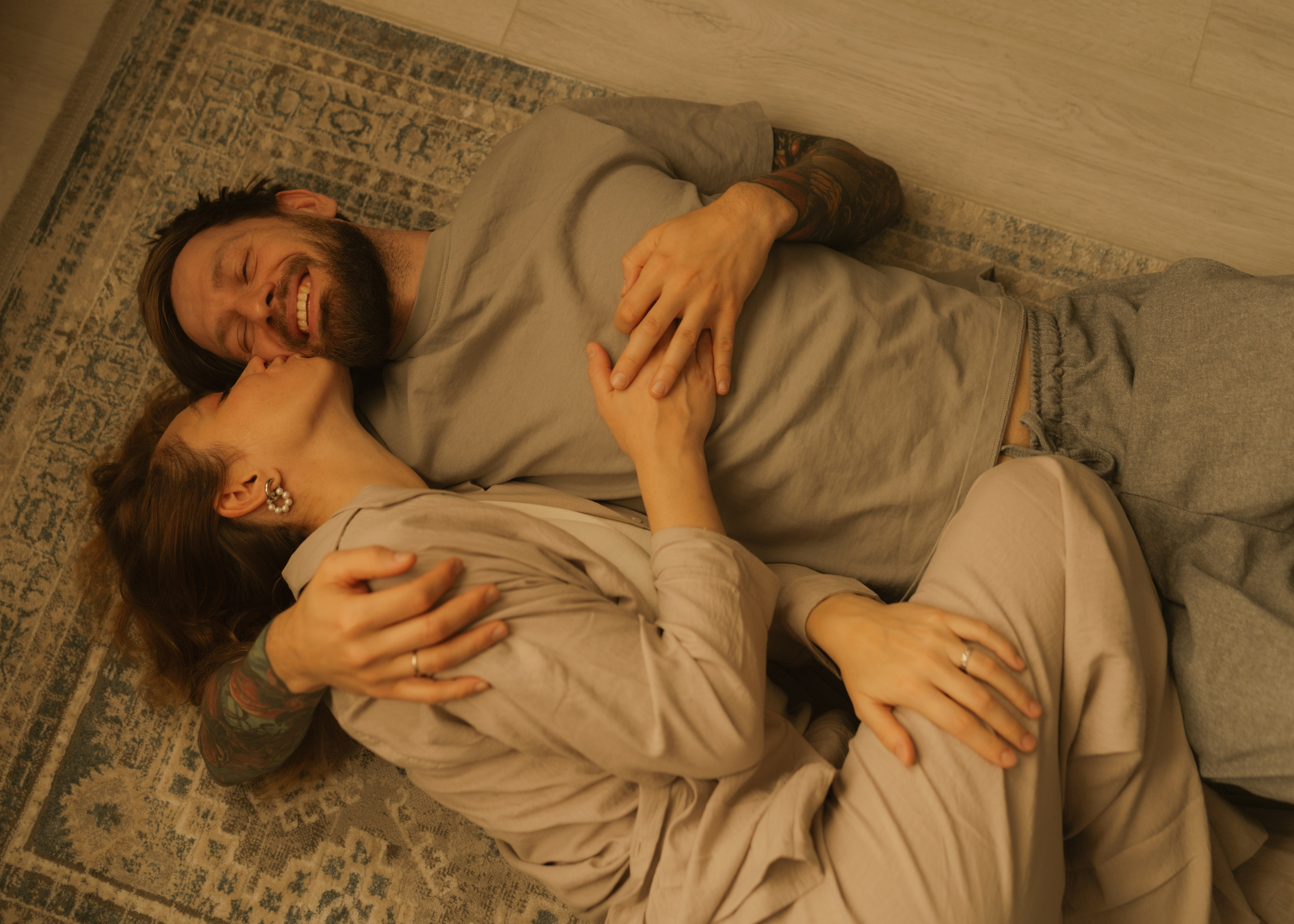 Катя и Андрей | домашняя. Фотограф в Новосибирске Диана Ильиных