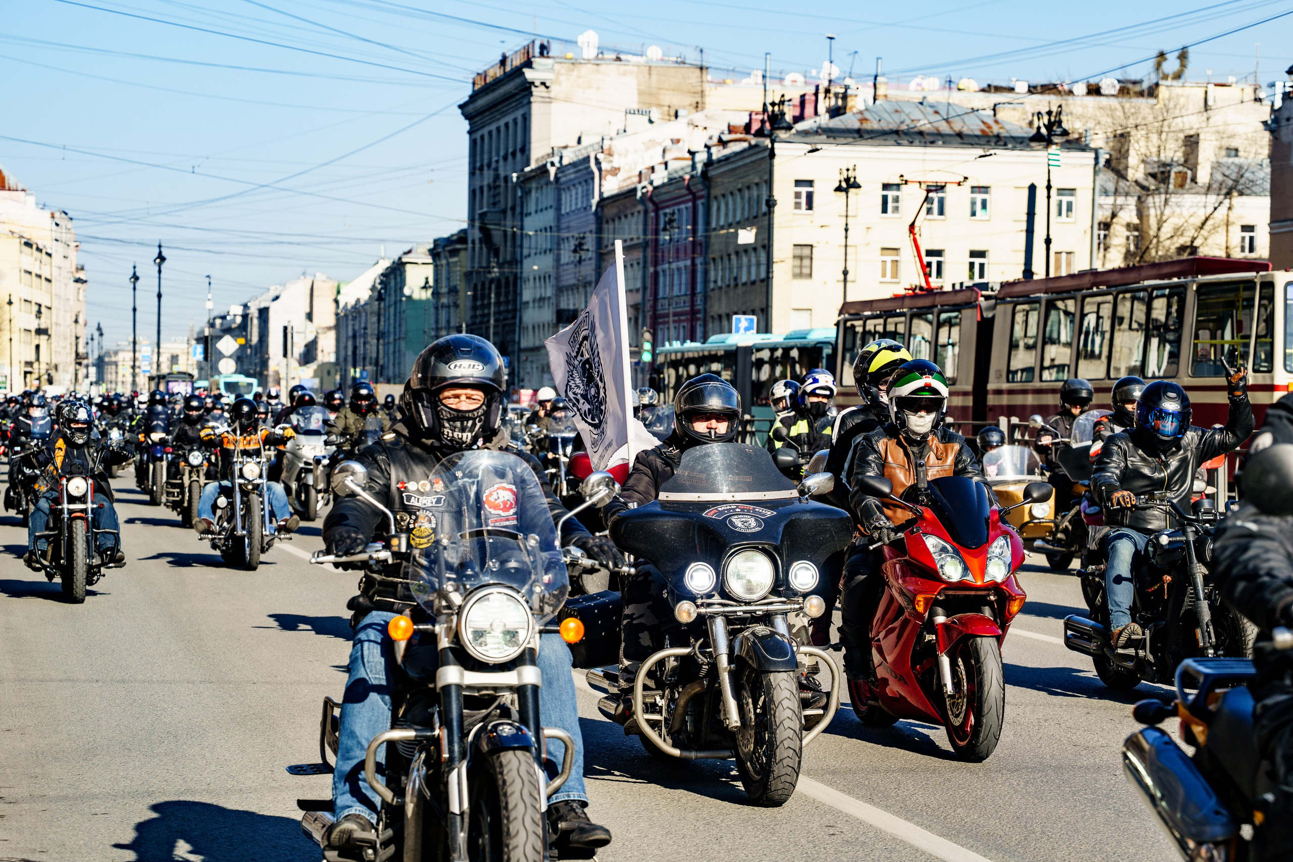 Прохват мотоклуба Norman Riders ч.1. Концертный и репортажный фотограф в Санкт-Петербурге Слава Пахомов