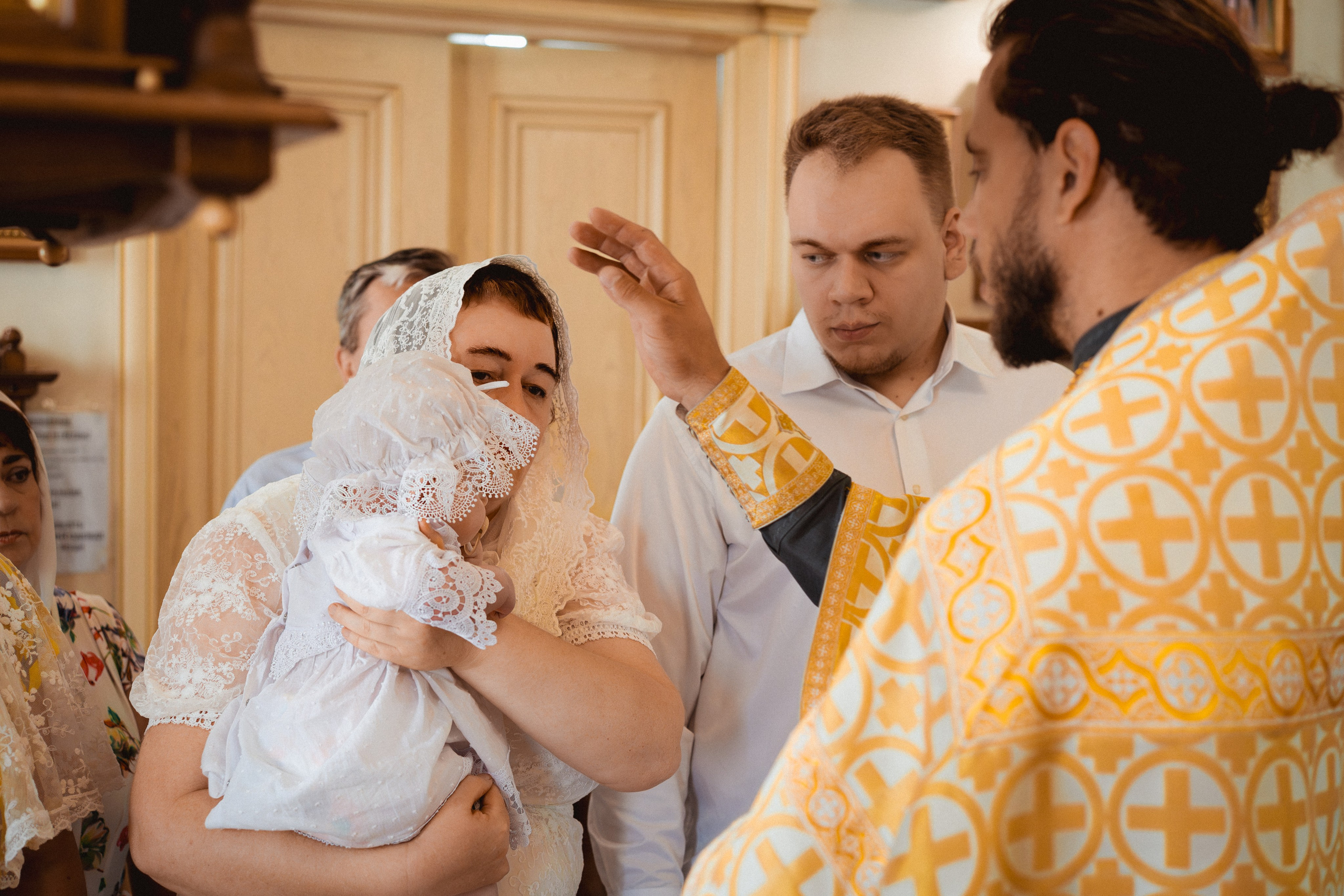 Съемки крещения. Иван Волохов