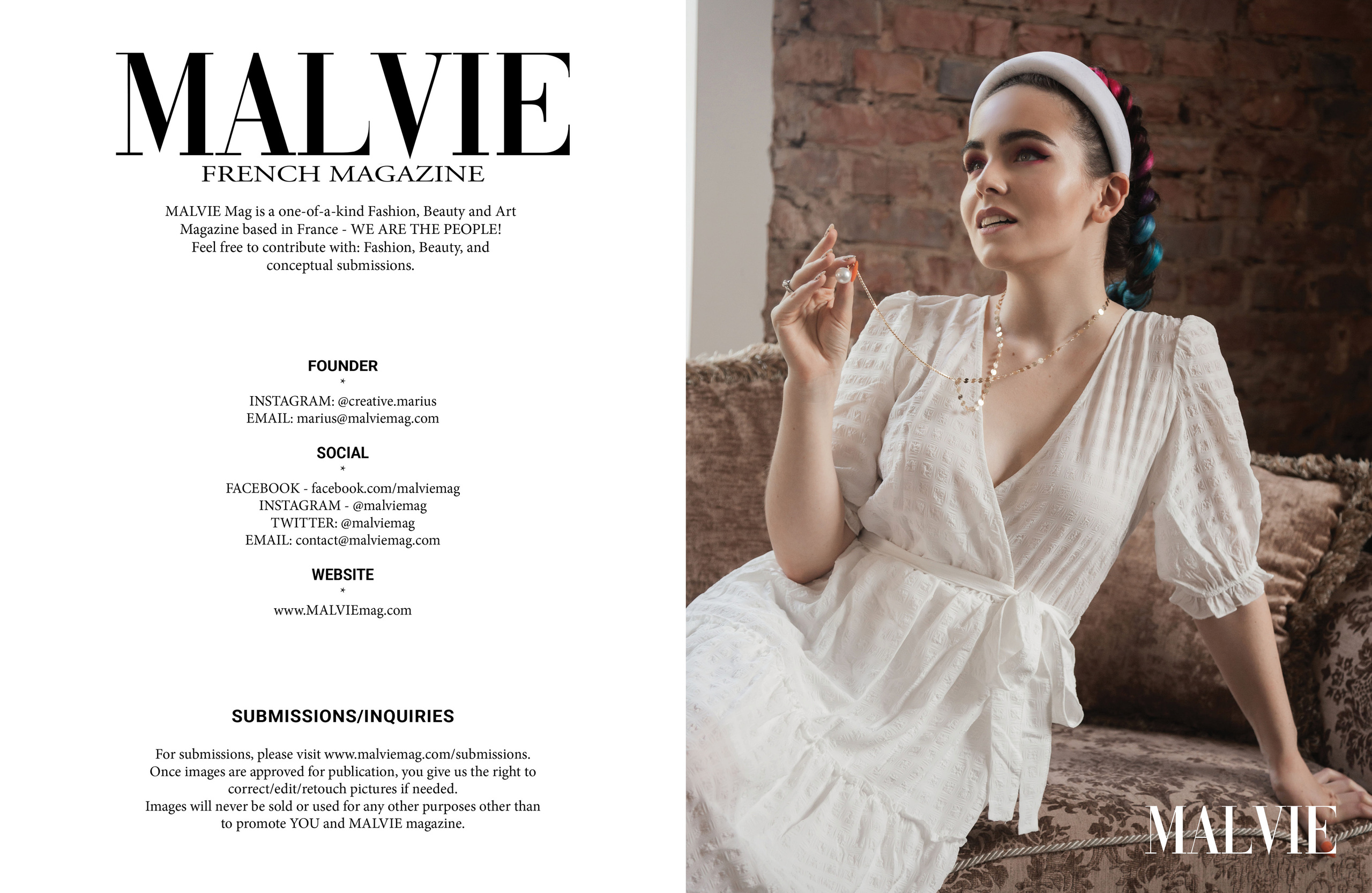 Malvie magazine march 2021. Свадебный фотограф