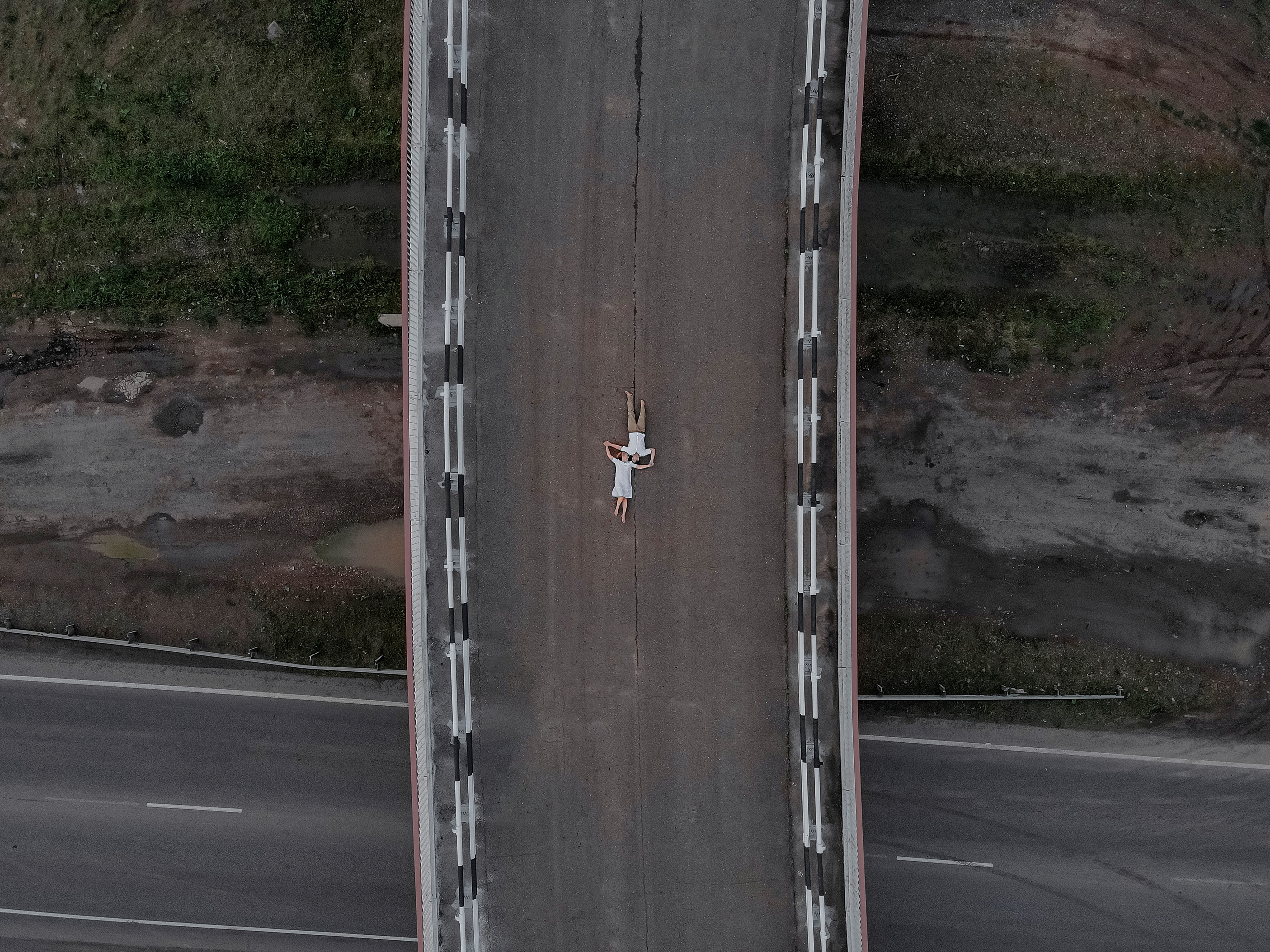 мост и пара с коптера